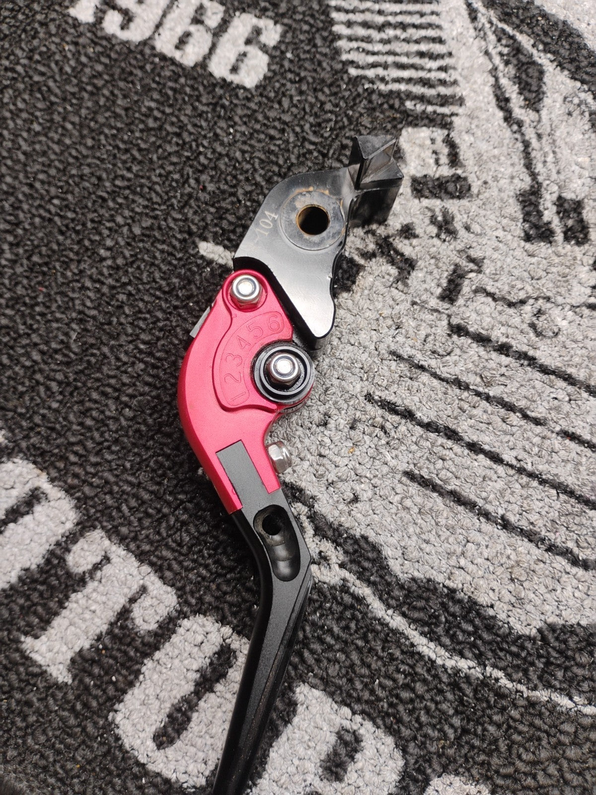 OEM Yamaha R1 Adjustable Clutch and Brake Lever Set Red