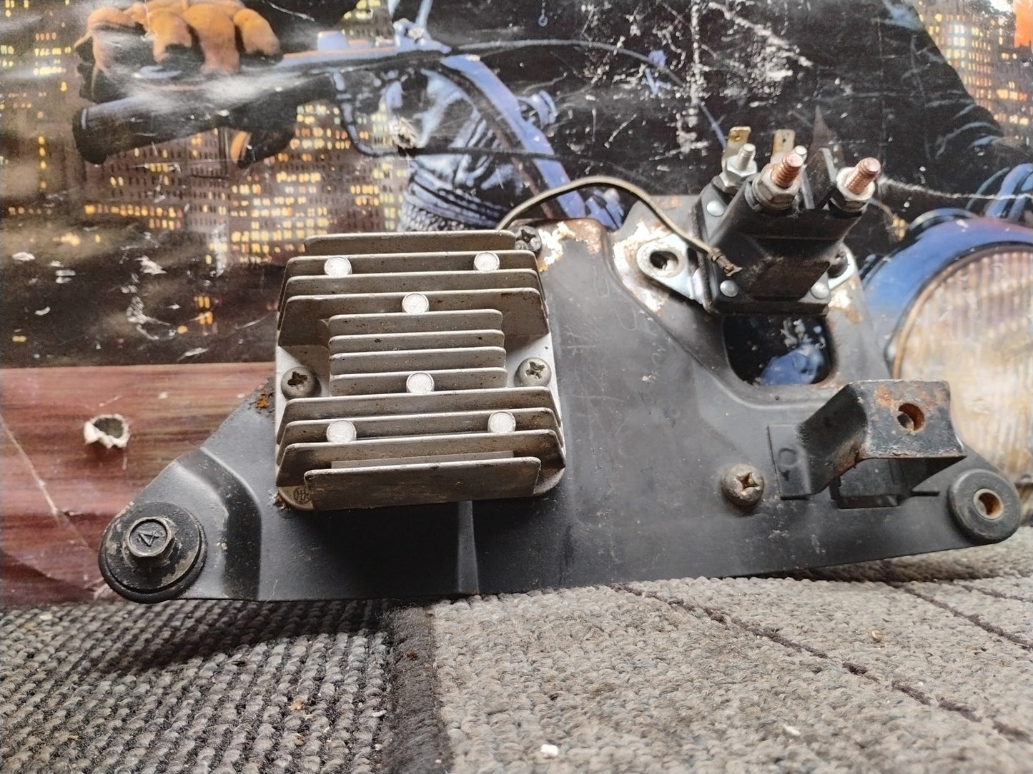 ELECTRICAL Rectifier Regulator & Plate Compatible With Suzuki Gs300 Gs400 Gs450