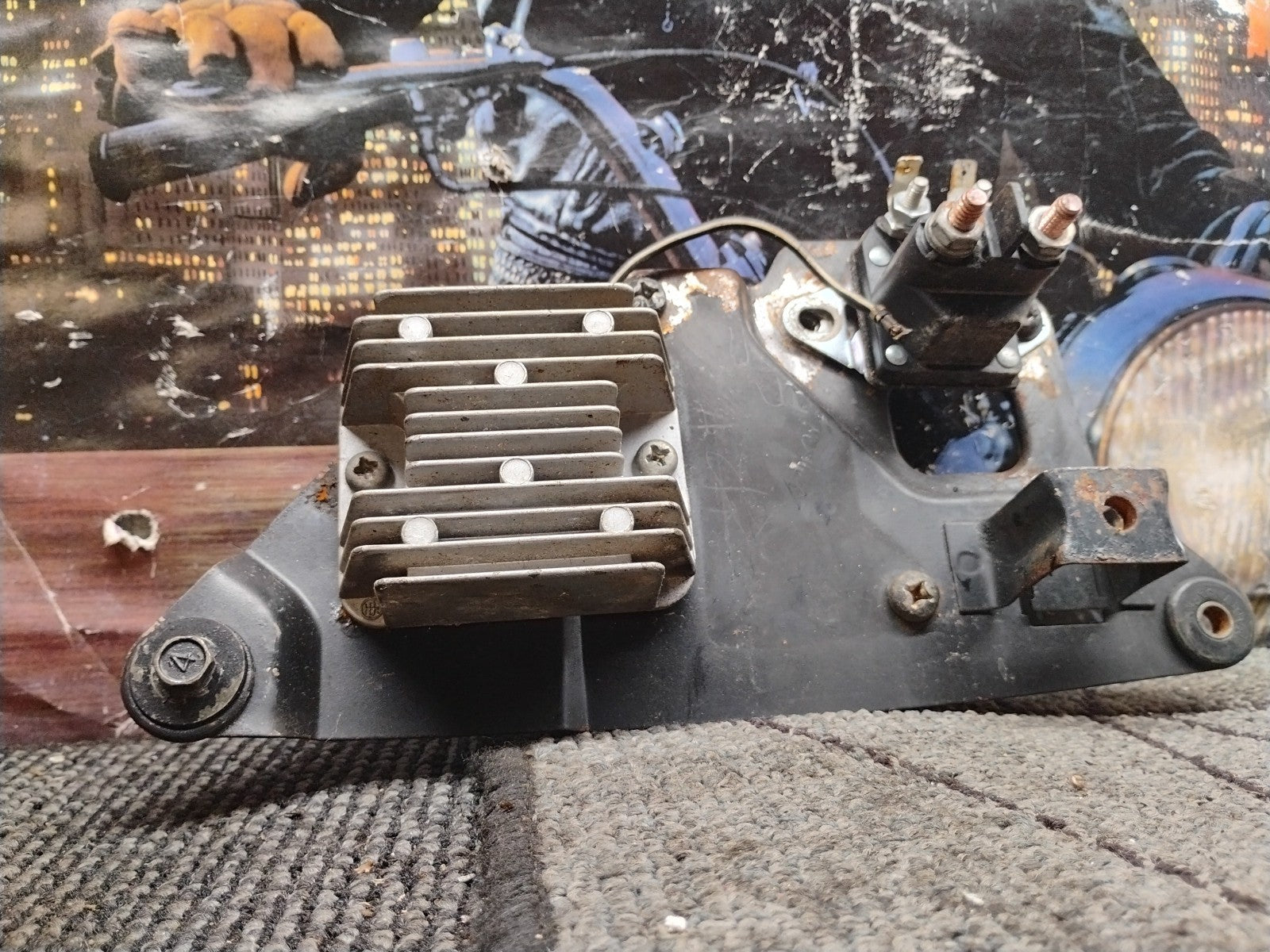 ELECTRICAL Rectifier Regulator & Plate Compatible With Suzuki Gs300 Gs400 Gs450