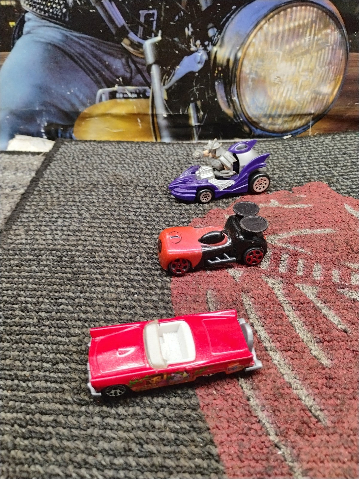 Lot Of 10 Hot Wheels With Character Cars