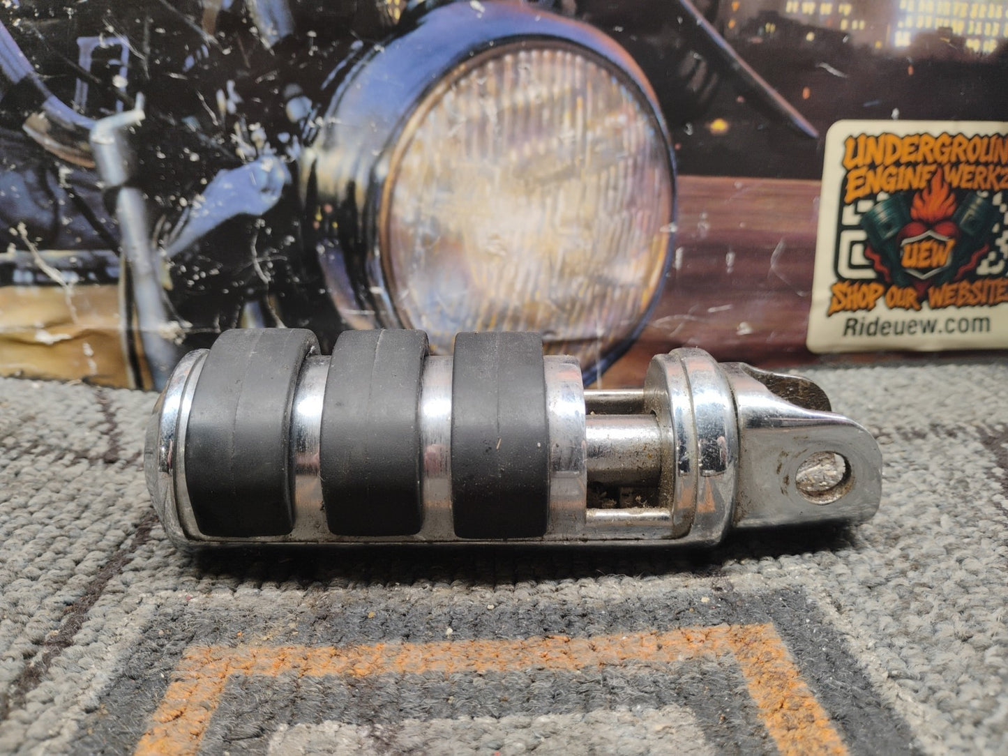 1991 HARLEY-DAVIDSON SPORTSTER XL1200 FRONT RIGHT FOOT PEG 