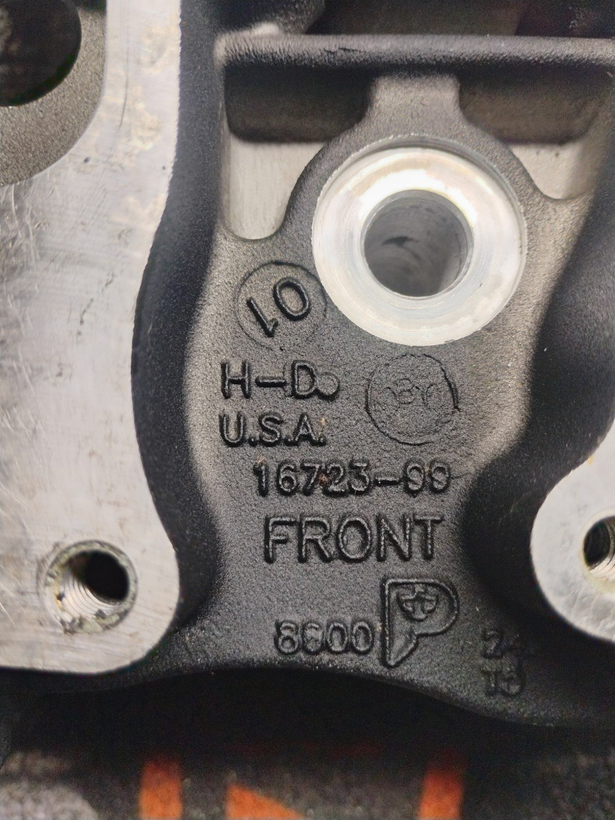 OEM 1999-2006 Harley-Davidson Twin Cam Front Cylinder Head 16723-99