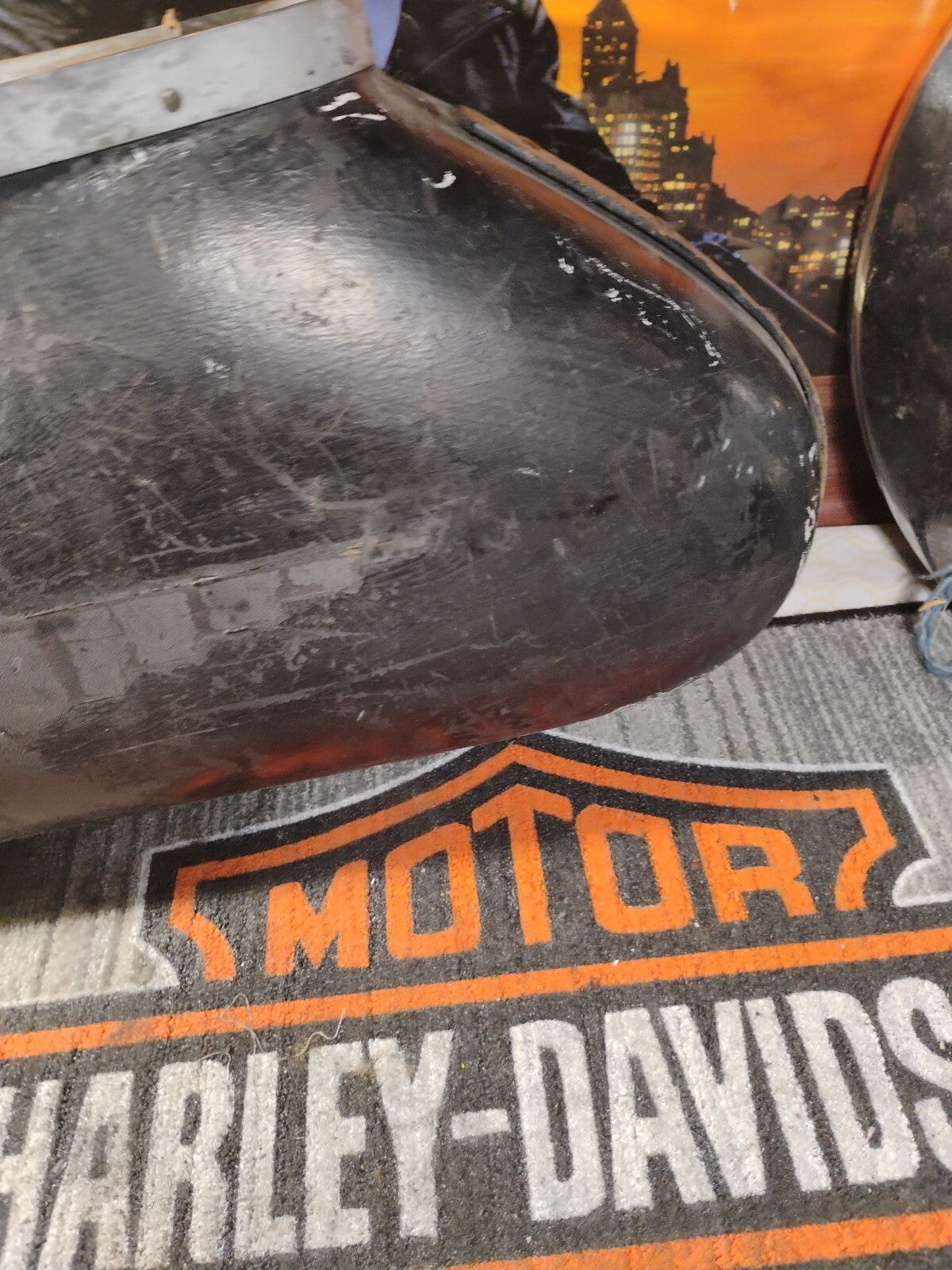 Genuine Harley 1957-1962 Big Twin Duo-Glide OEM  Left Bubble Bag 90851-54Type1 