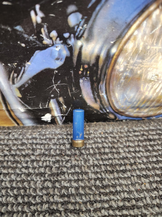 Rare Antique  1930s Avon Sample Lipstick  Aqua Blue Metal Tube