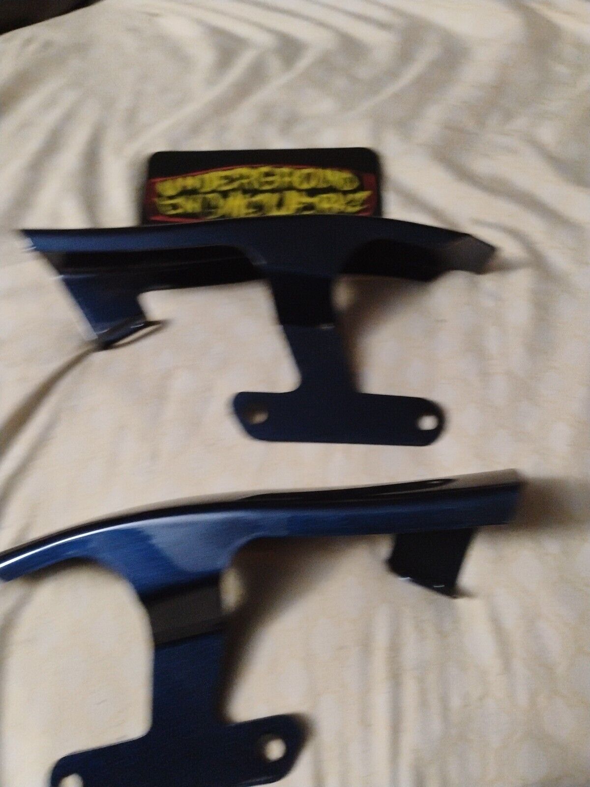 oem Harley 91614-09 Blue Burst Saddlebag Fillers 09-13 Touring Part Genuine