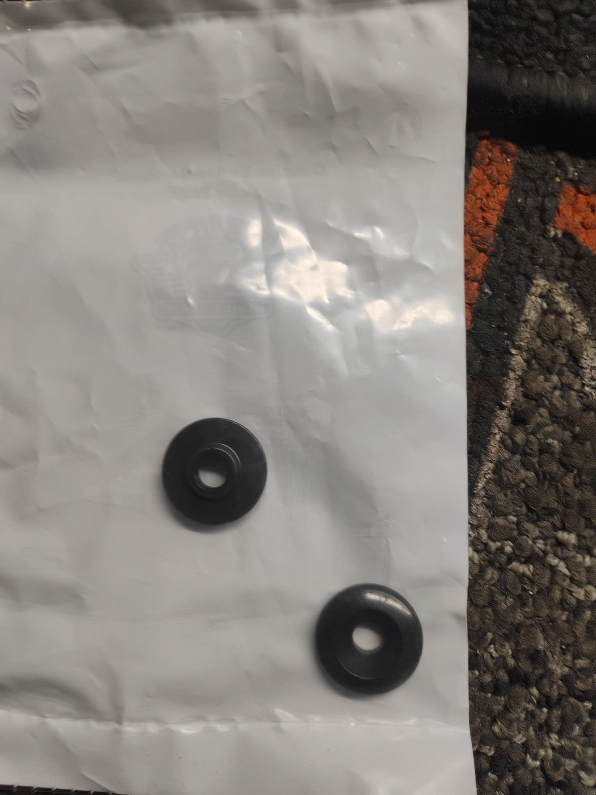 Harley-Davidson OEM M0252.1AV Washer Black Decorative Qty 2 NOS