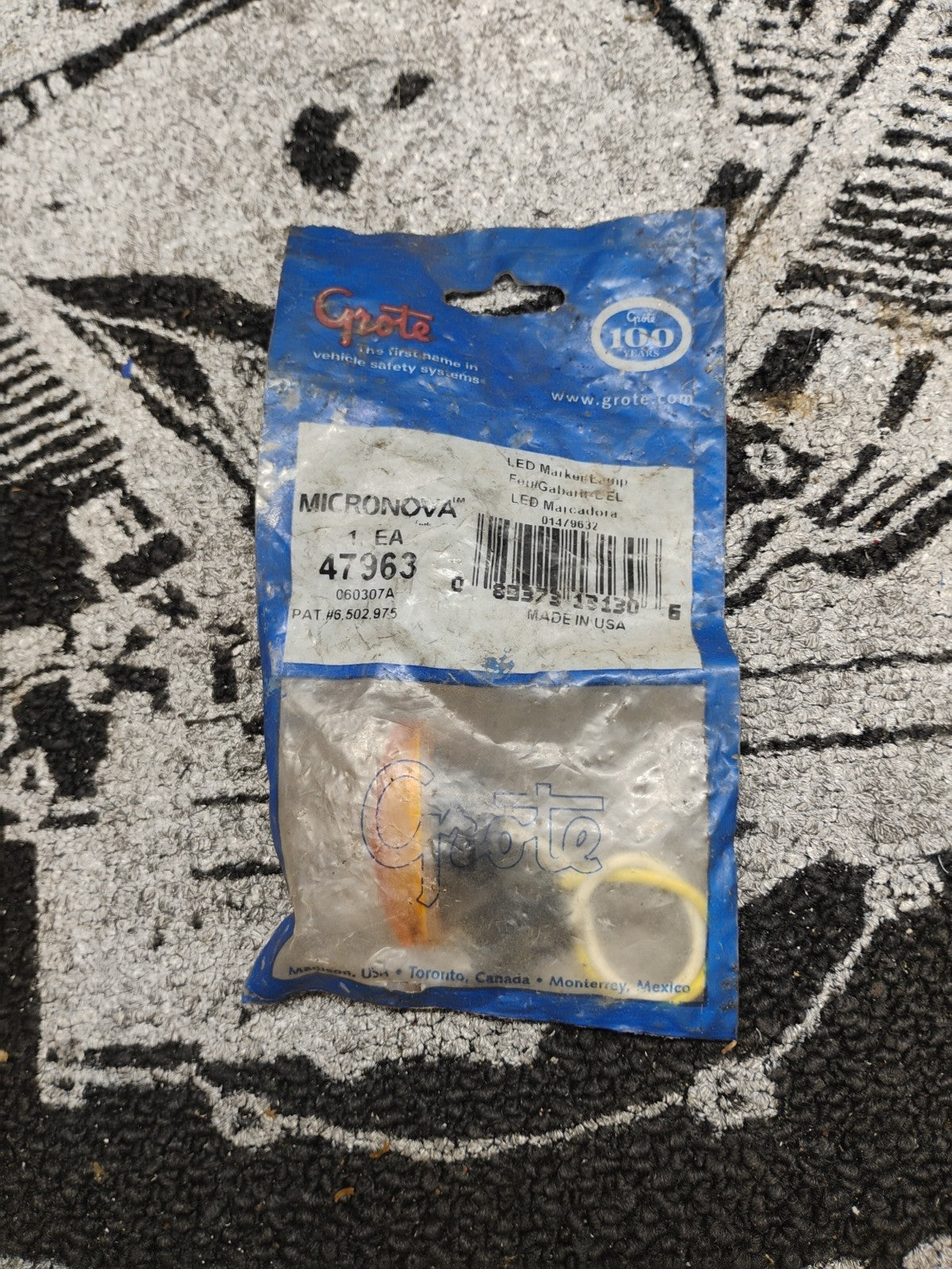 NEW NOS Grote 47963 LED Marker Lamp Light – Sealed Truck/Trailer Clearance Light