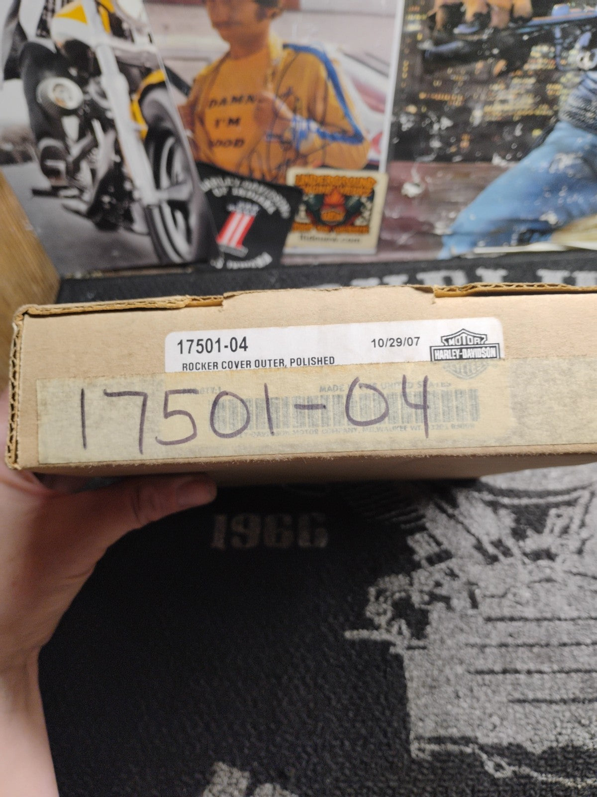 NOS Harley-Davidson Sportster 883 1200 Polished Rocker Box Cover OEM