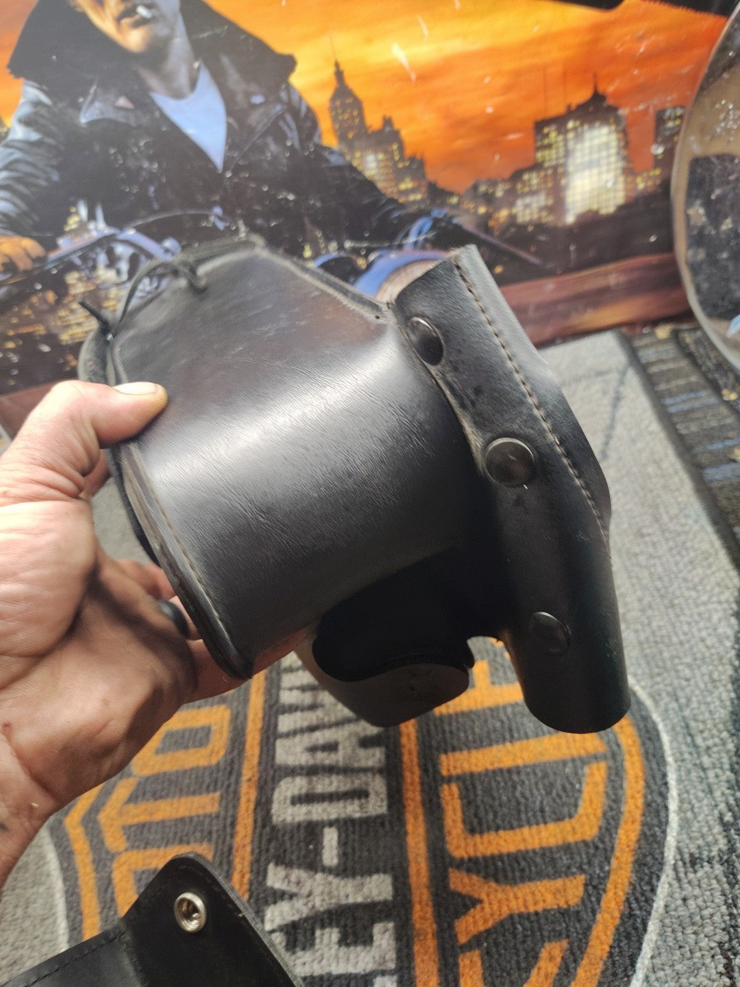 Harley Davidson Saddlebag Guard Bag with Water Bottle Holder