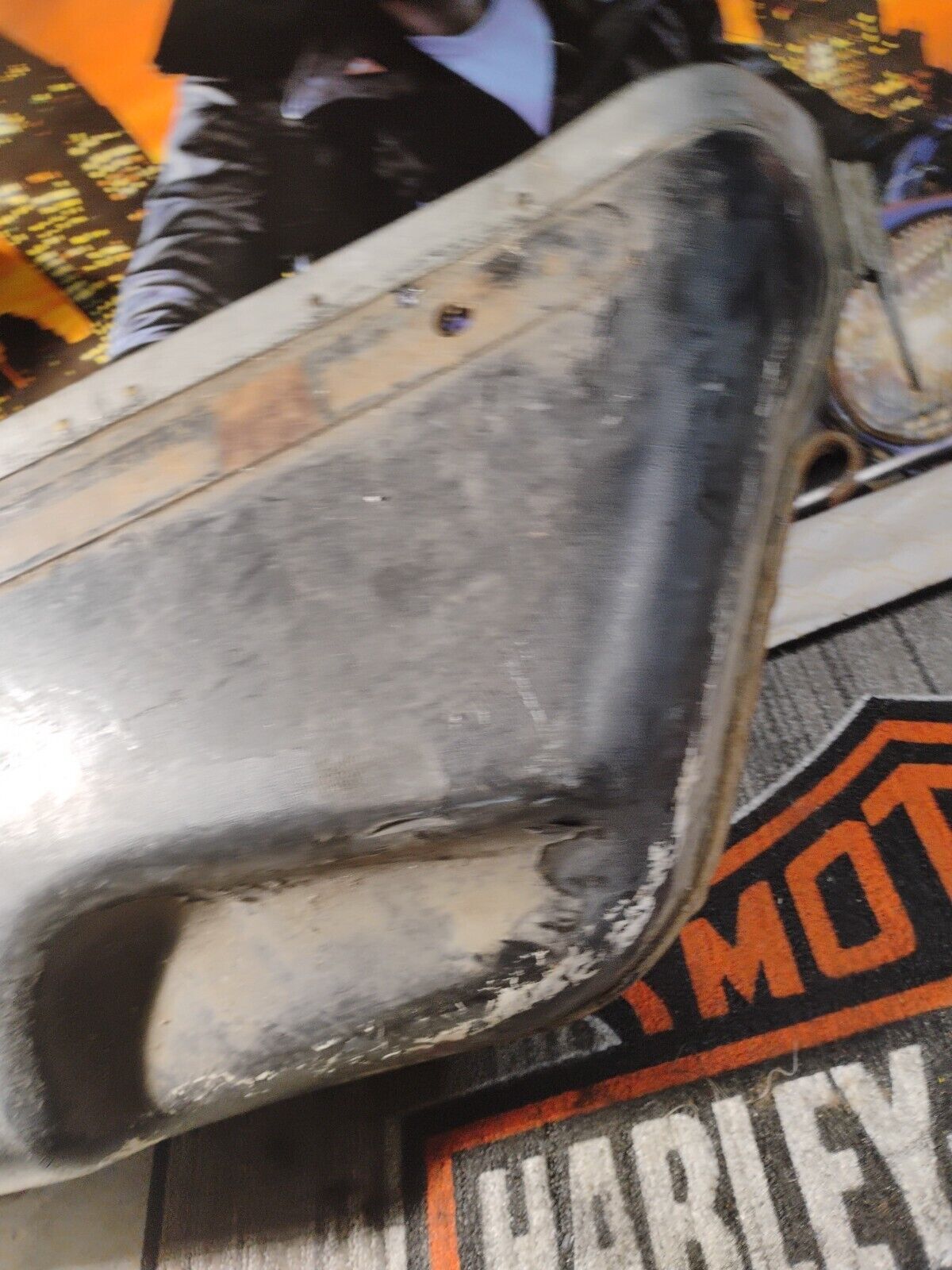 Genuine Harley 1957-1962 Big Twin Duo-Glide OEM  Left Bubble Bag 90851-54Type1 