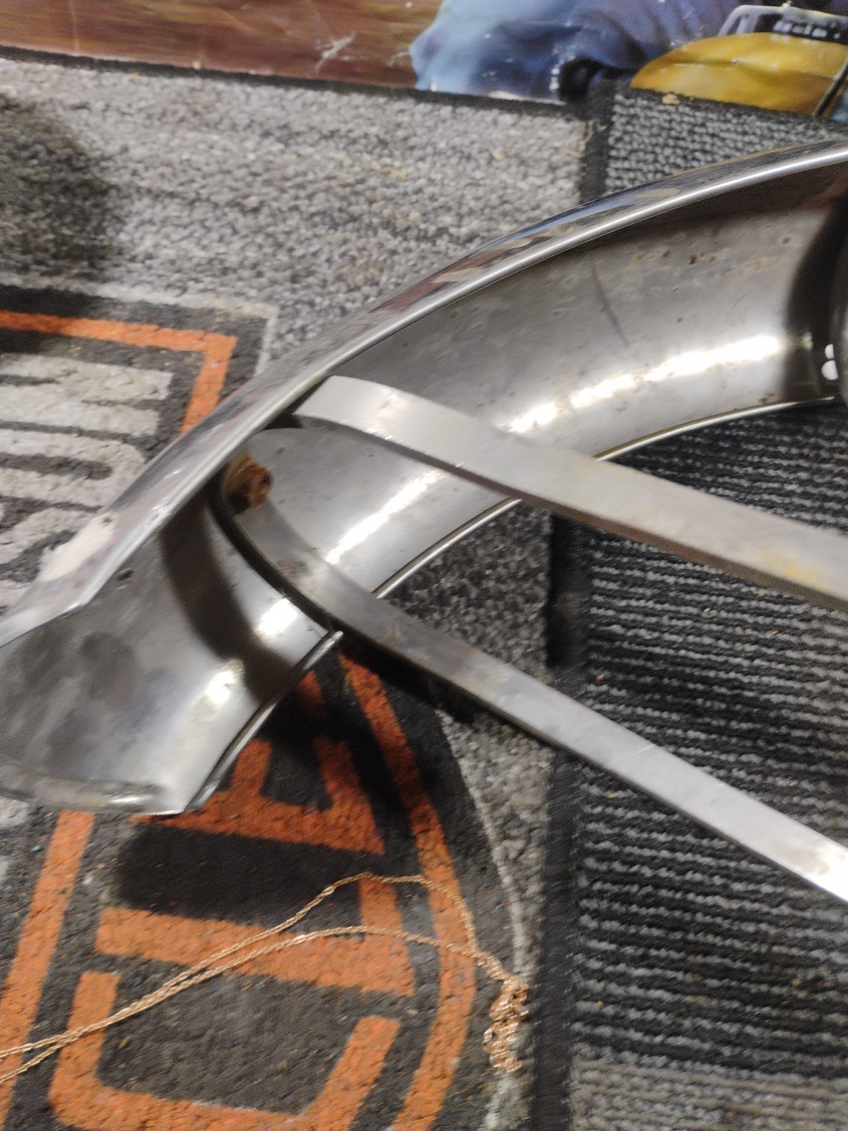 Vintage Chrome Motorcycle Fender?