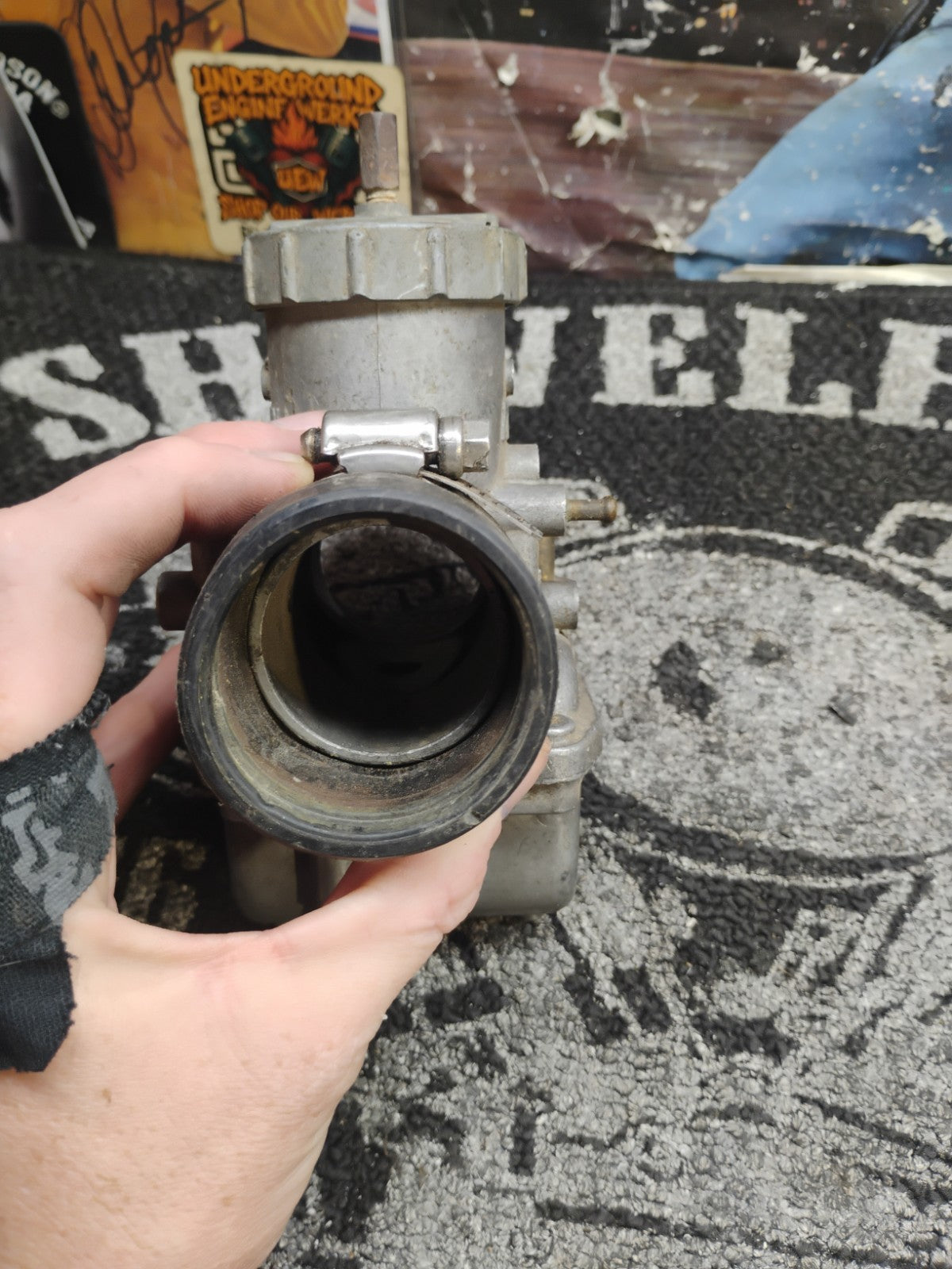 Suzuki RM370 RM250 carb carburetor Ahrma Ama Vintage Mx Motocross Mikuni 36mm