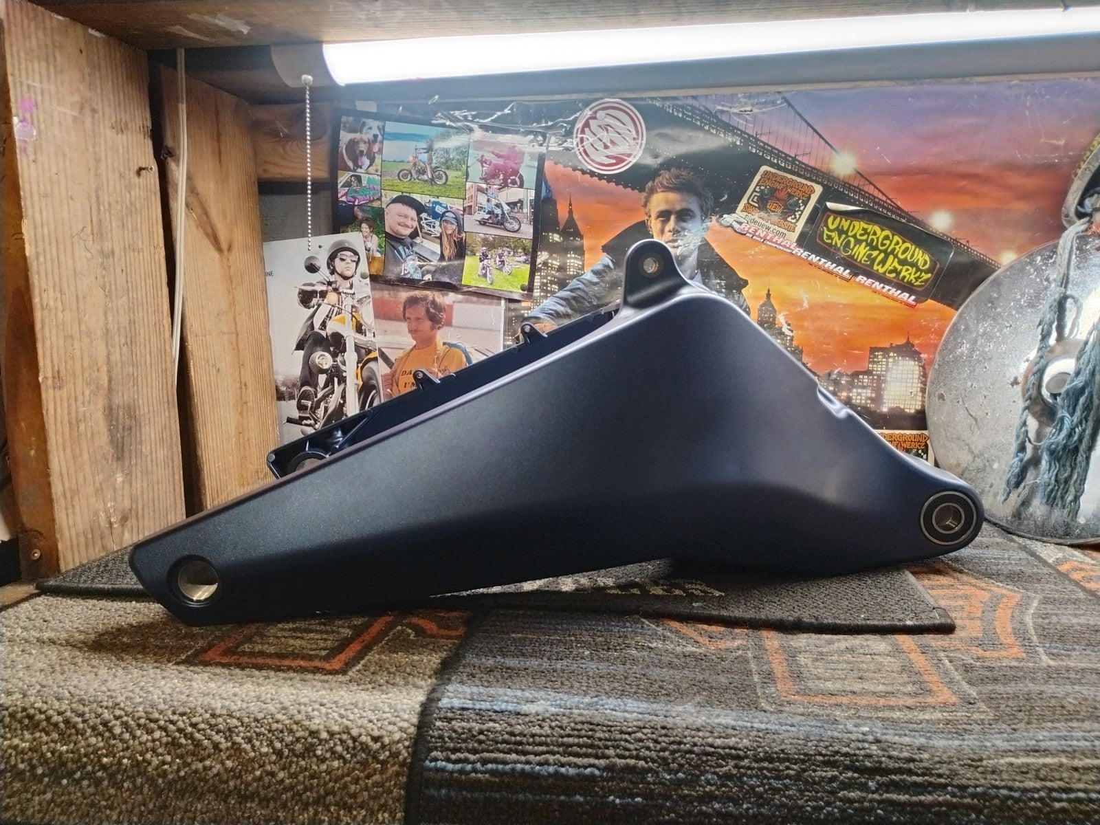OEM Buell Swingarm Cover Metallic Blue K0003.1ATYCX