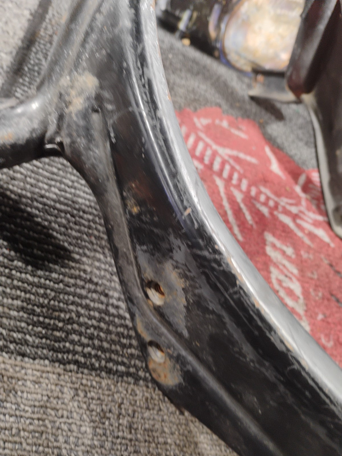 14-23 Indian Chieftain Rear Back Lower Fender Support Frame Bracket