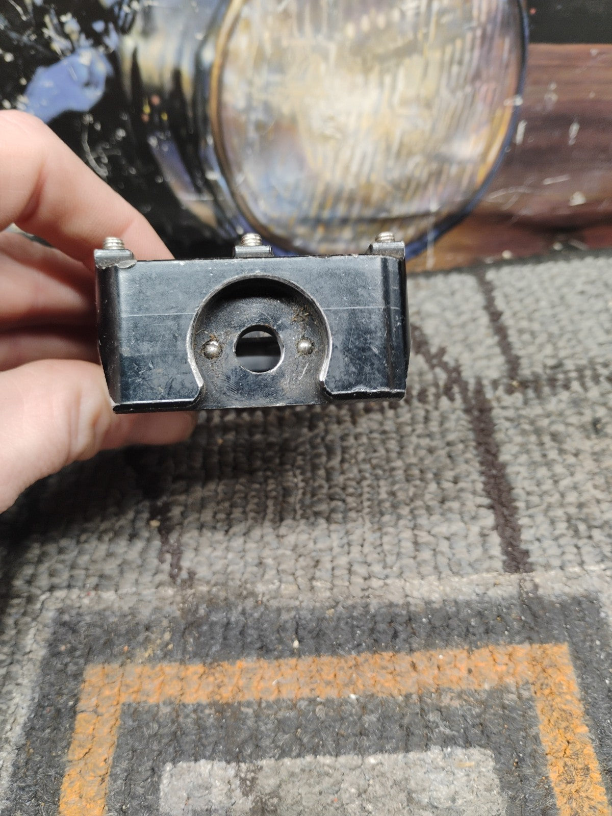 Wide Fat Foot Peg For Harley Dyna Sportster XL Bobber MX Style Black Iron 883