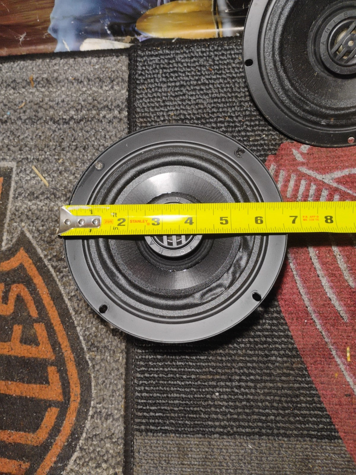 Harley OEM 2014-23 Touring 6.5" Front Fairing Tour Pak Pair  Speakers 76000819