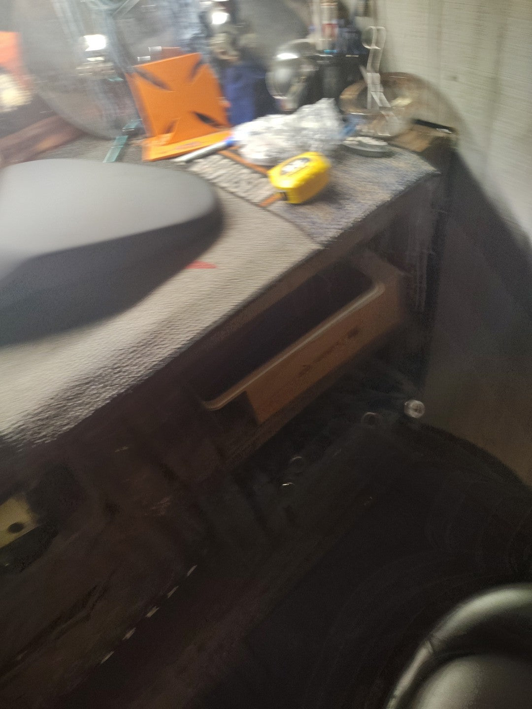 Lowered two-seater saddle, black, original a9700886, Triumph Tiger 660 Sport