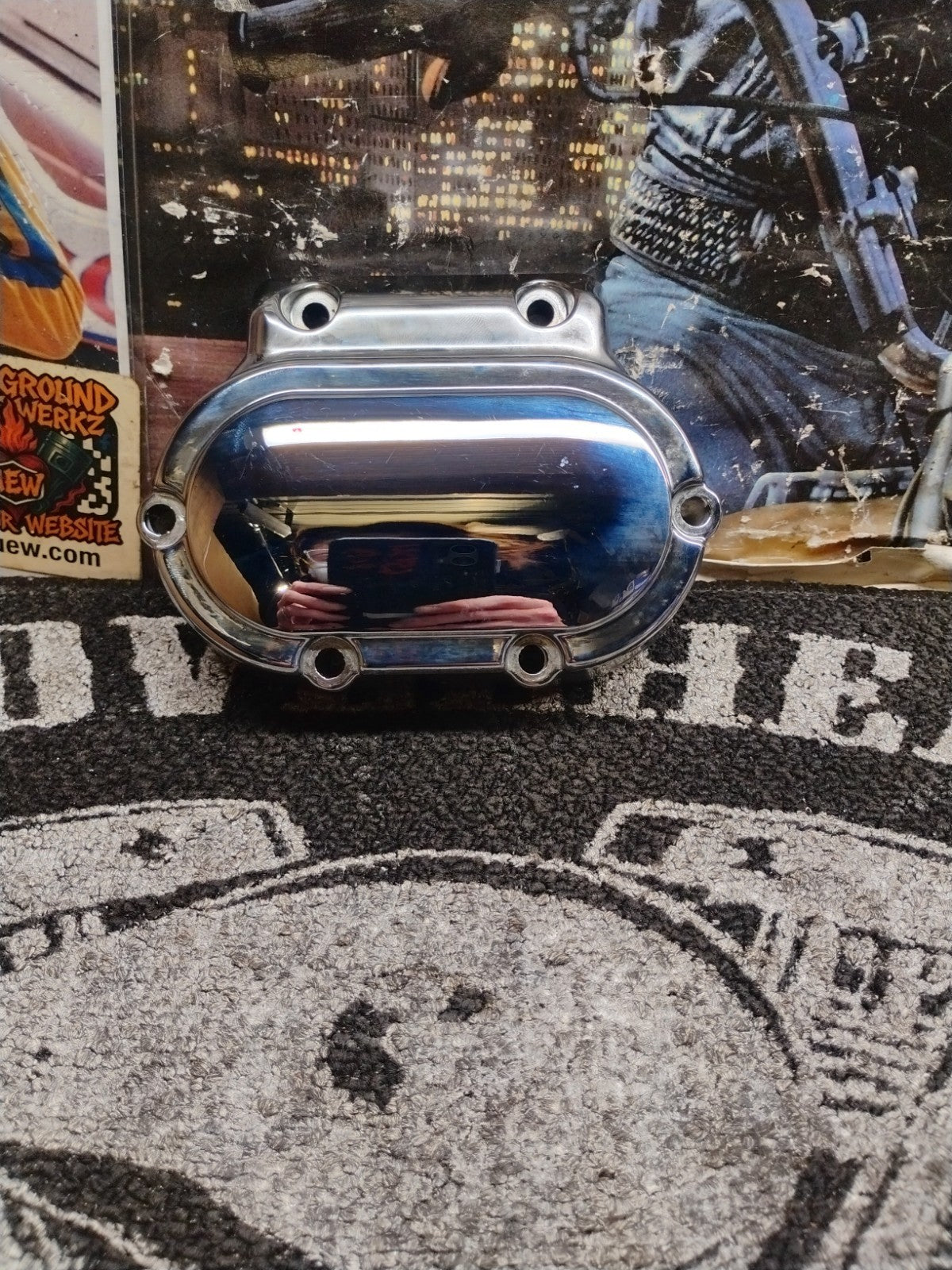 Harley-Davidson Chrome Transmission Side Cover Touring Dyna Softail