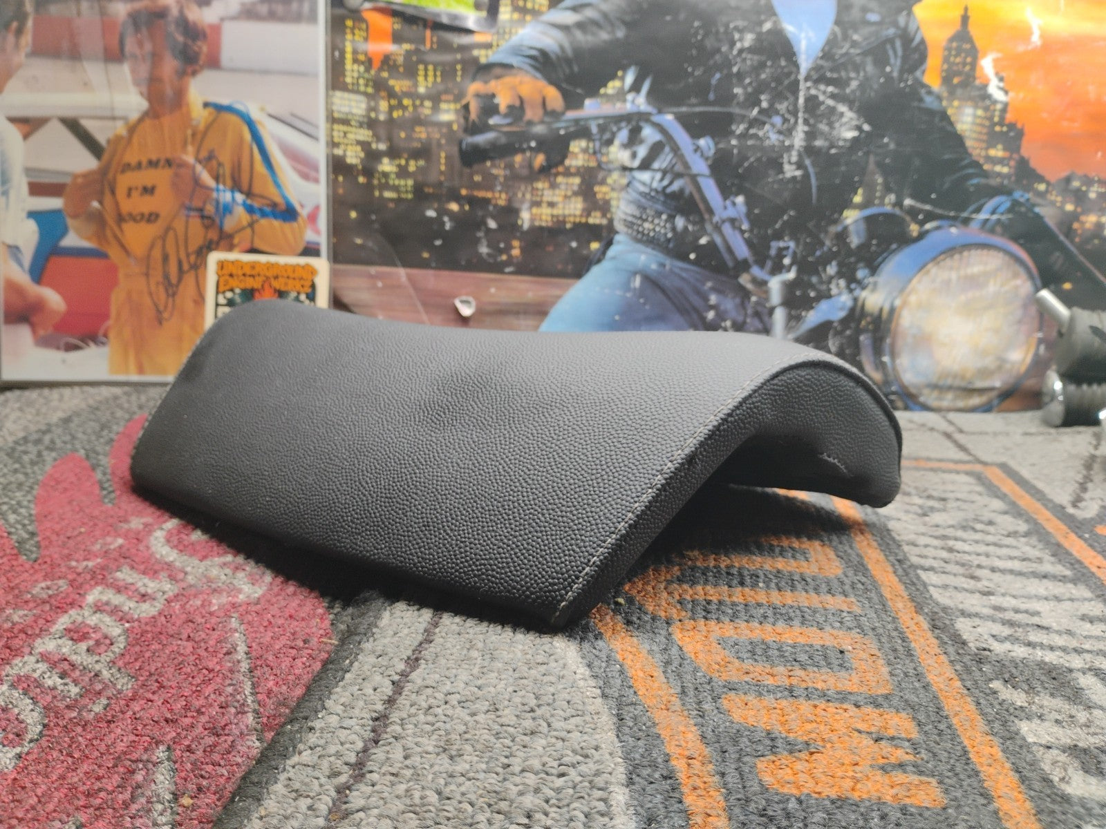 2007 06-08 Piaggio MP3 Scooter 250CC Upper Seat Wedge Back Rest Rear Passenger