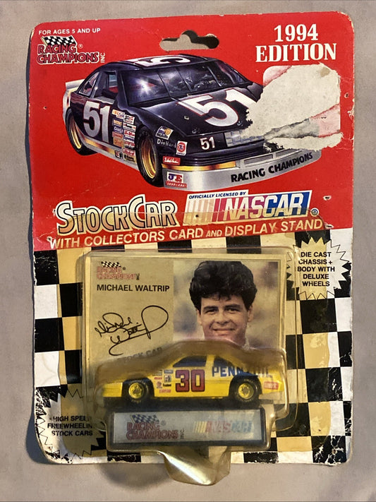 Michael Waltrip #30 Racing Champions 1994 Nascar Stock Car 1:64 Die Cast Car