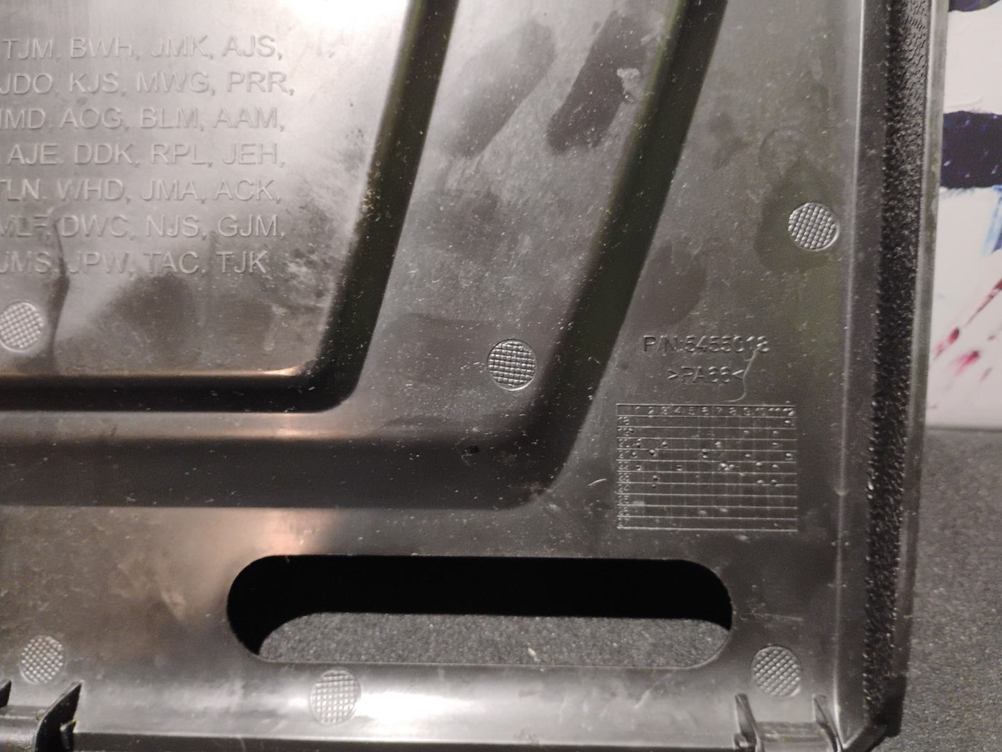 23 Indian Challenger Motorcycle plastic cover panel 5455018