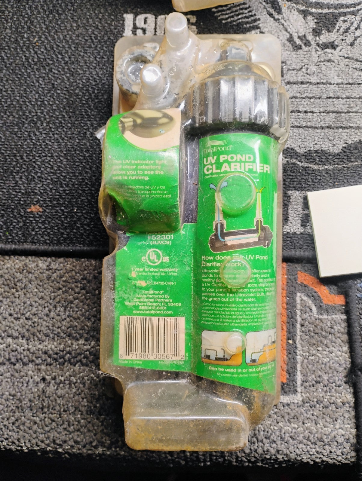 TotalPond UV Pond Clarifier 52301 Water Garden Algae Control Filter