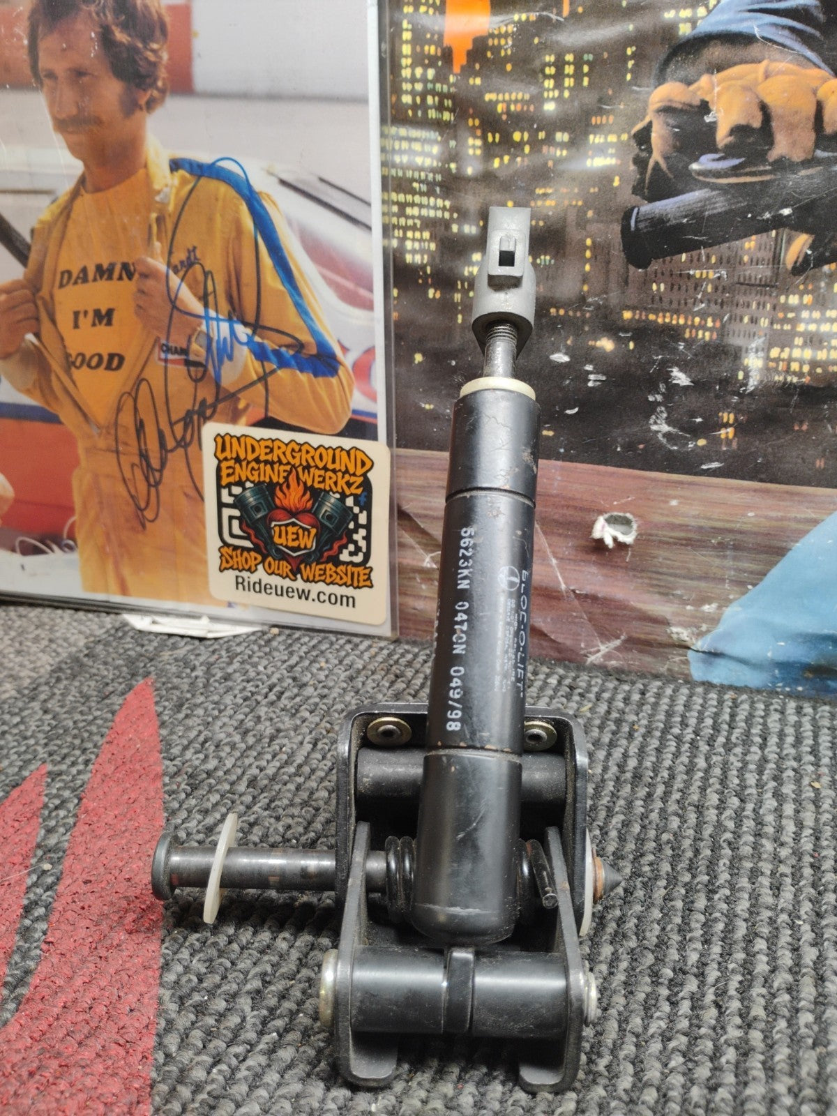 Harley Davidson Adjustable Rider Backrest Replacement Locking Spring