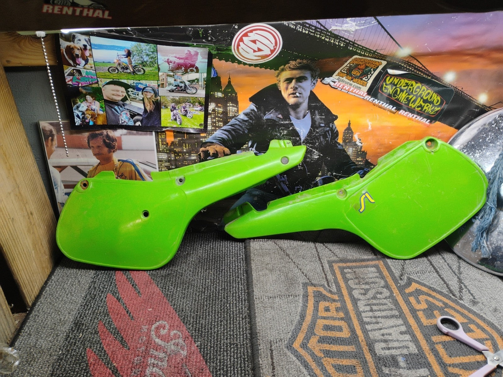 kawasaki kx 60 Side Plastic Panels 2000