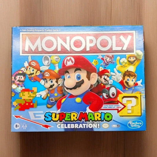 Super Mario Celebration Edition Monopoly Board Game NEW Hasbro E9517 Mario Game