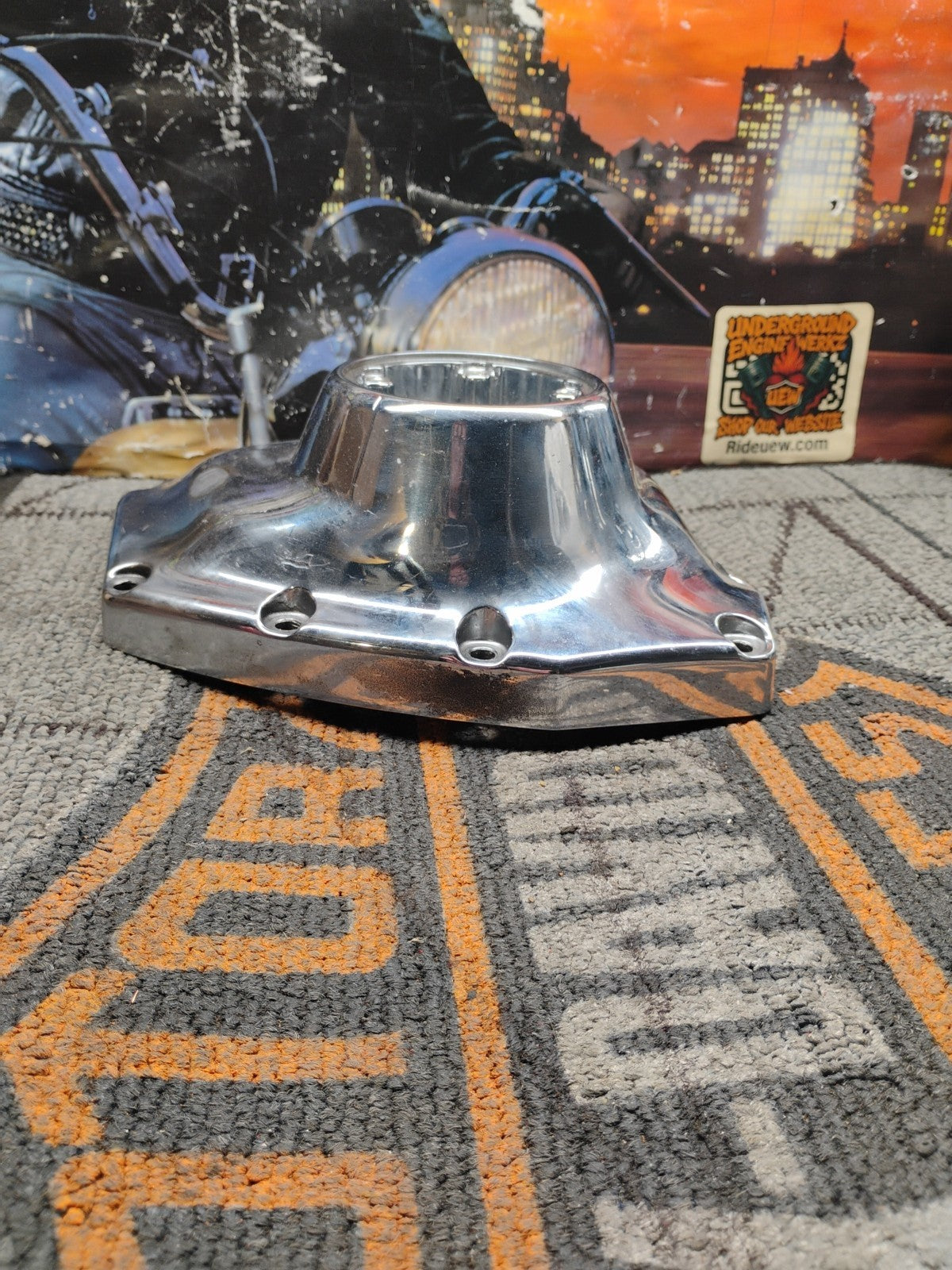 Genuine Harley Davidson OEM Polished Twin Cam Cover #25362-01A