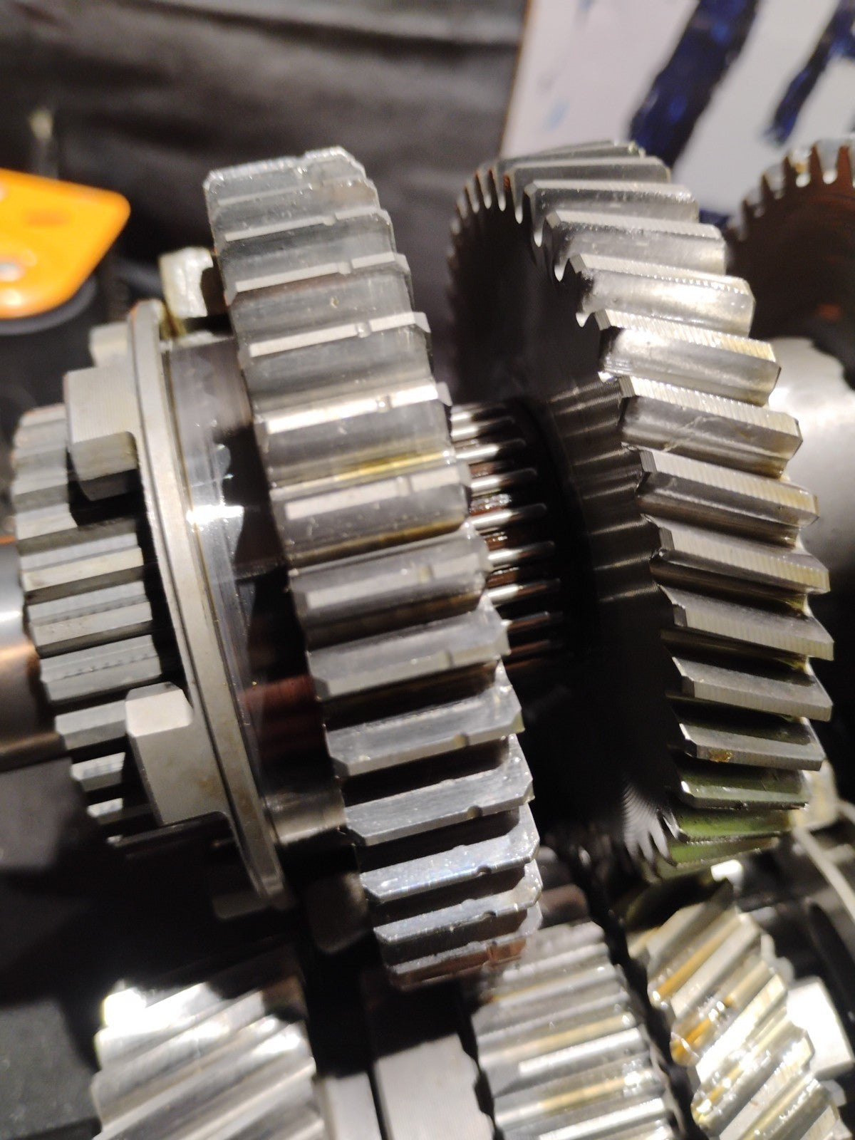 Harley Davidson Softail Touring Dyna Engine 6 Speed Transmission Gears & Forks