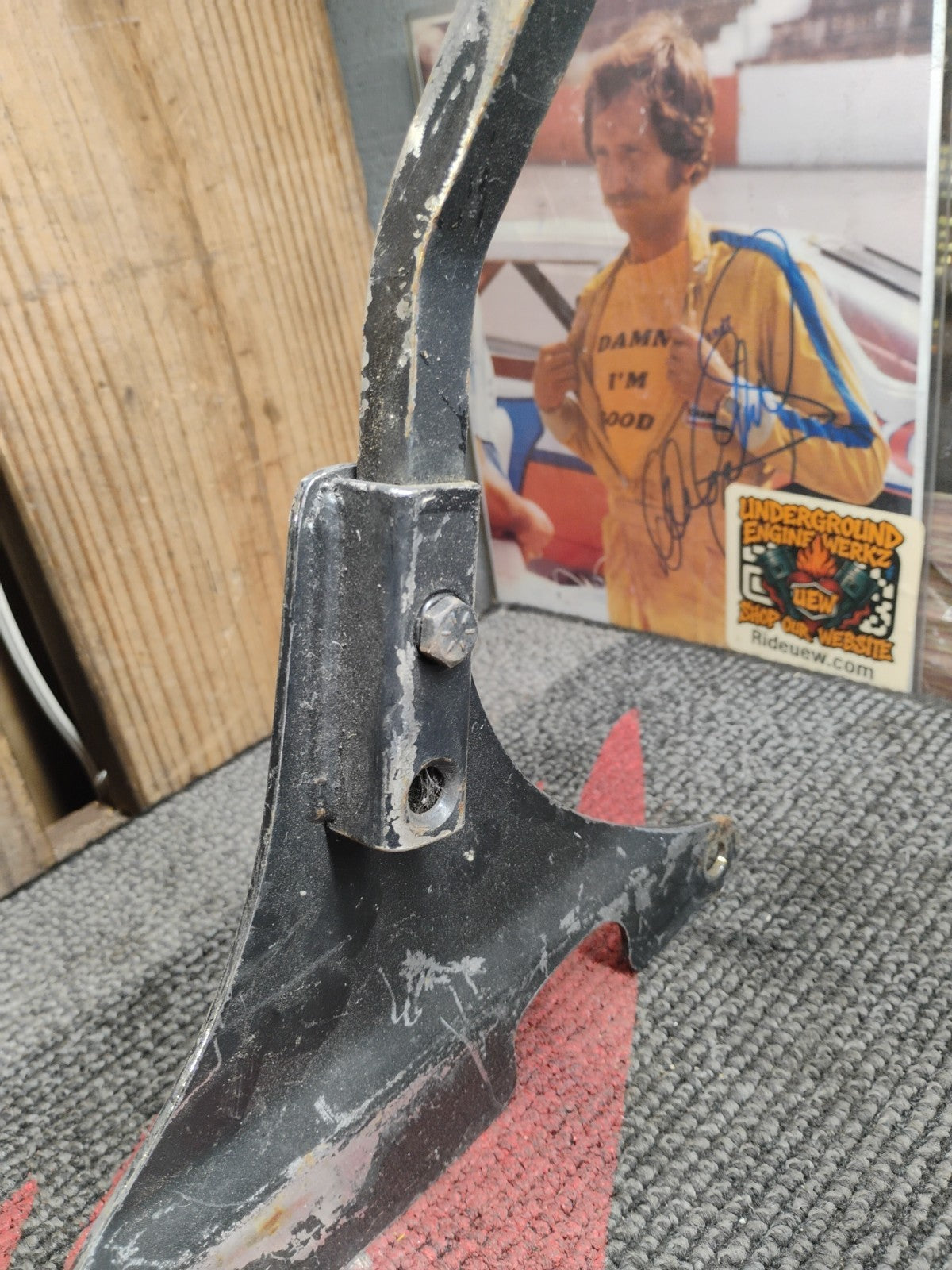 HARLEY DAVIDSON Sissy Bar Insert Style Upright Motorcycle & Mounting Brackets