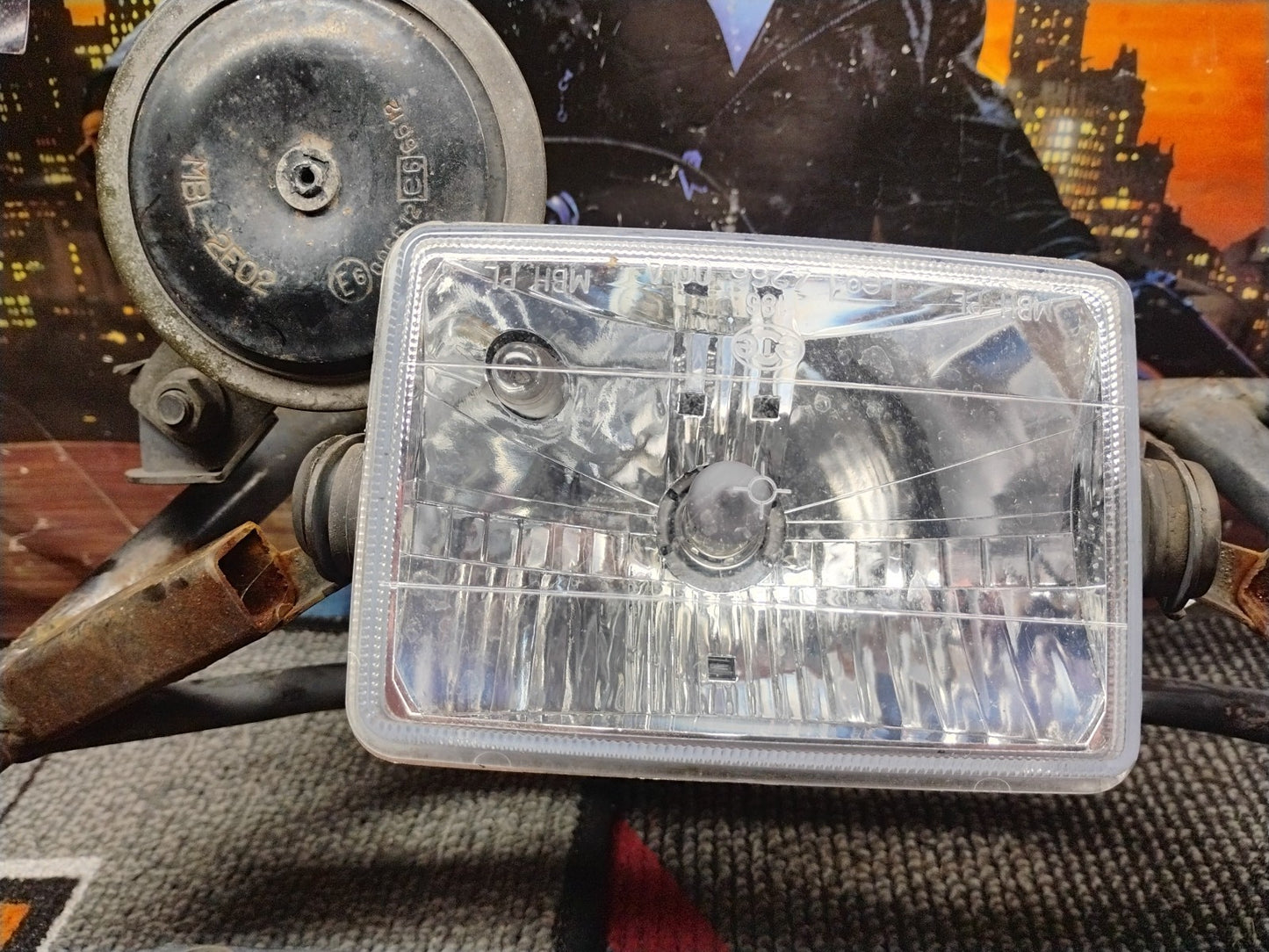 Upper fairing stay bracket F2 CBR600 With Headlight & Horn