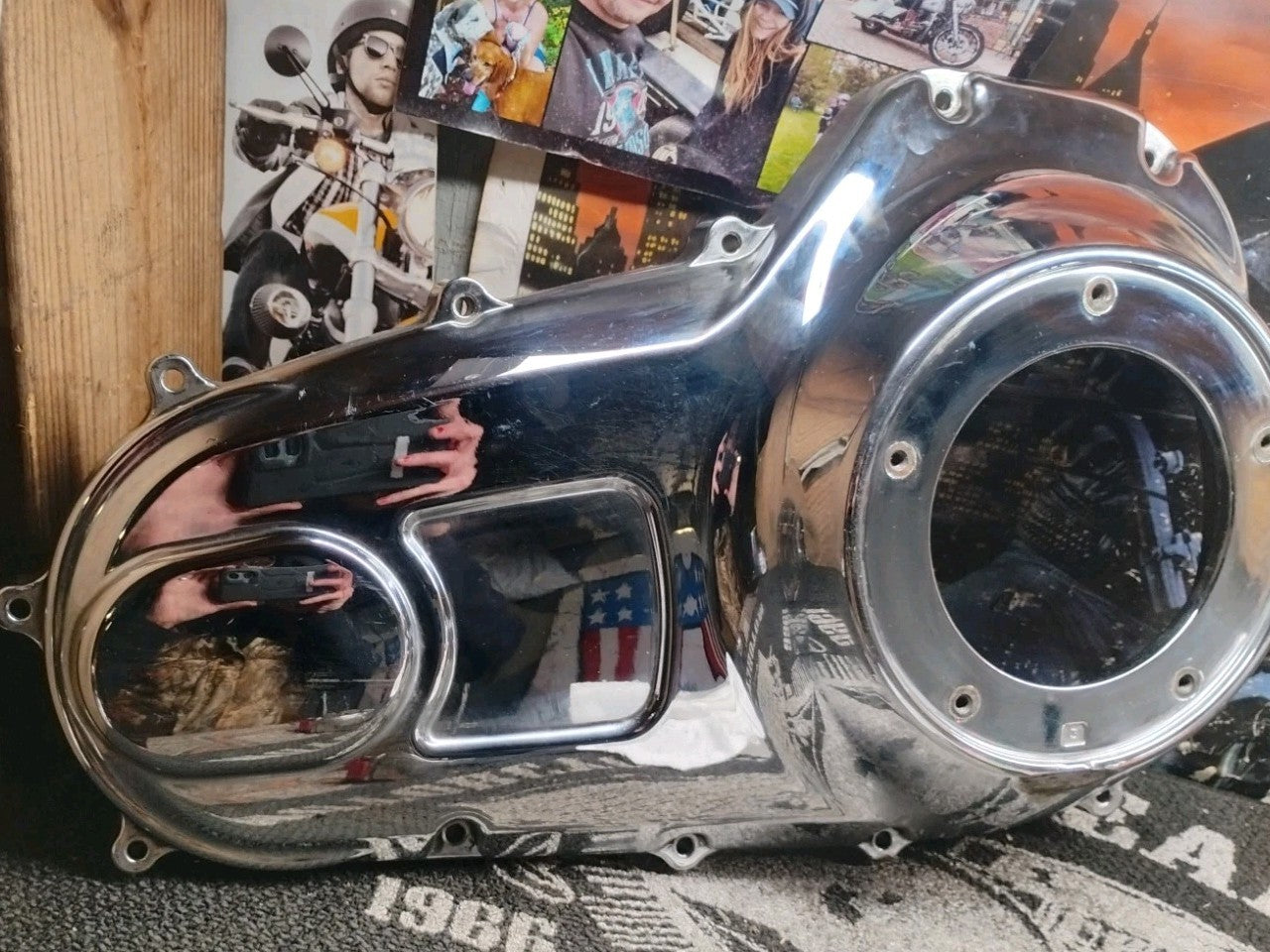 2007-2016 OEM Harley Davidson Touring Chrome Outer Primary Cover 60685-07