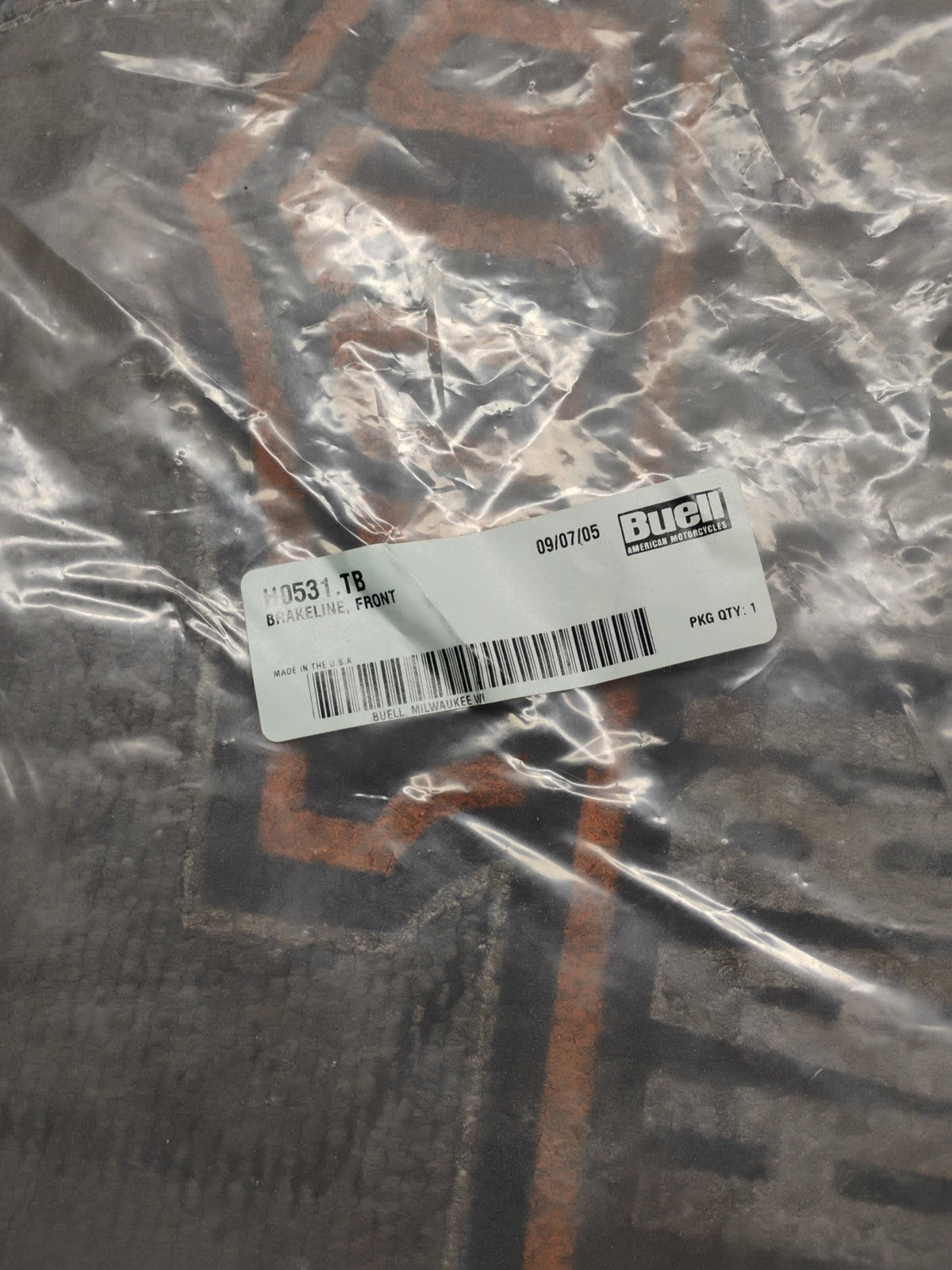 00-10 Buell Blast P3 500 Front  Brake Line Hose OEM H0531.TB NOS