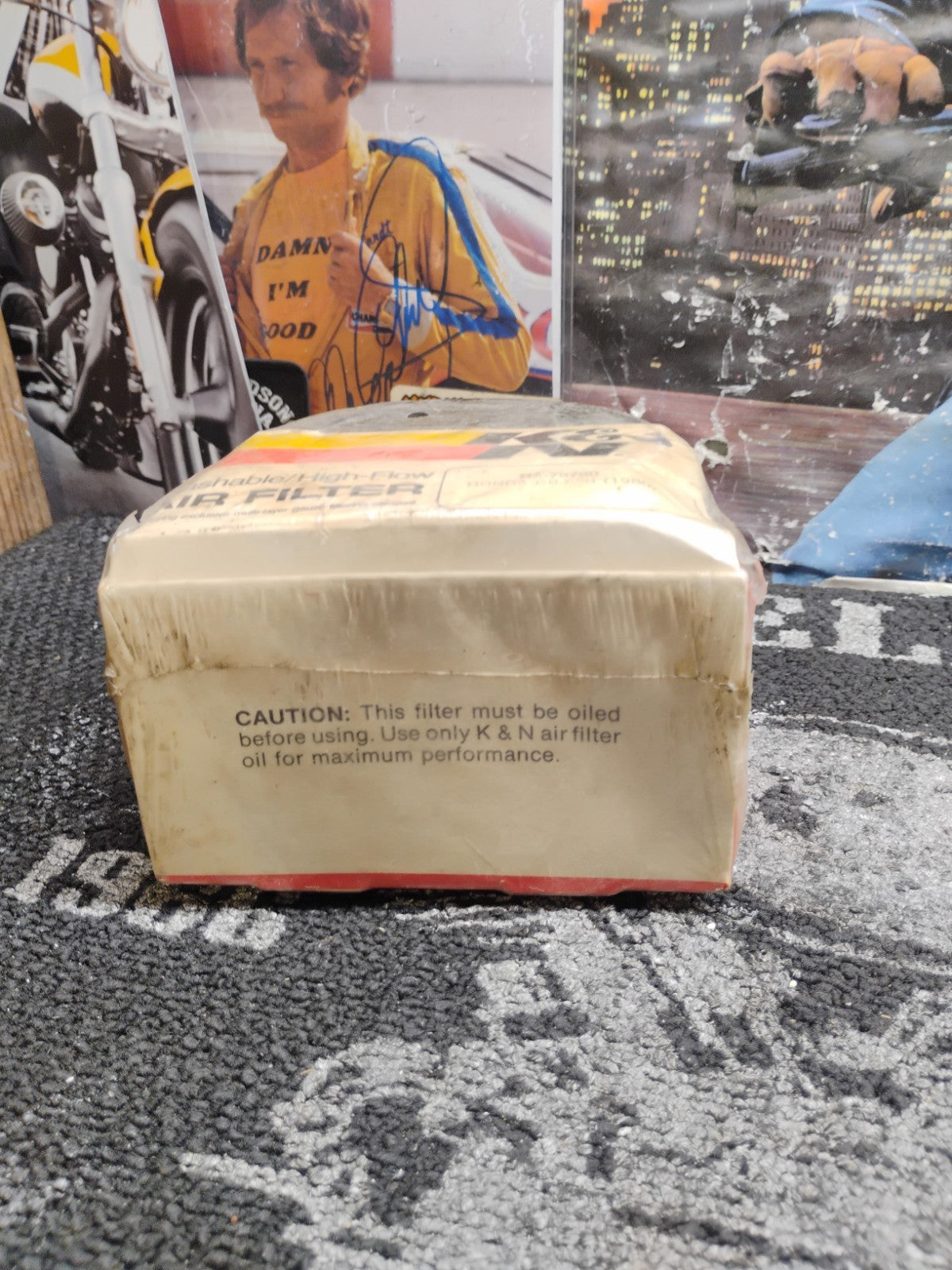 NOS Washable/High-Flow Air Filter CB650 K&N HA75/80 (1980)