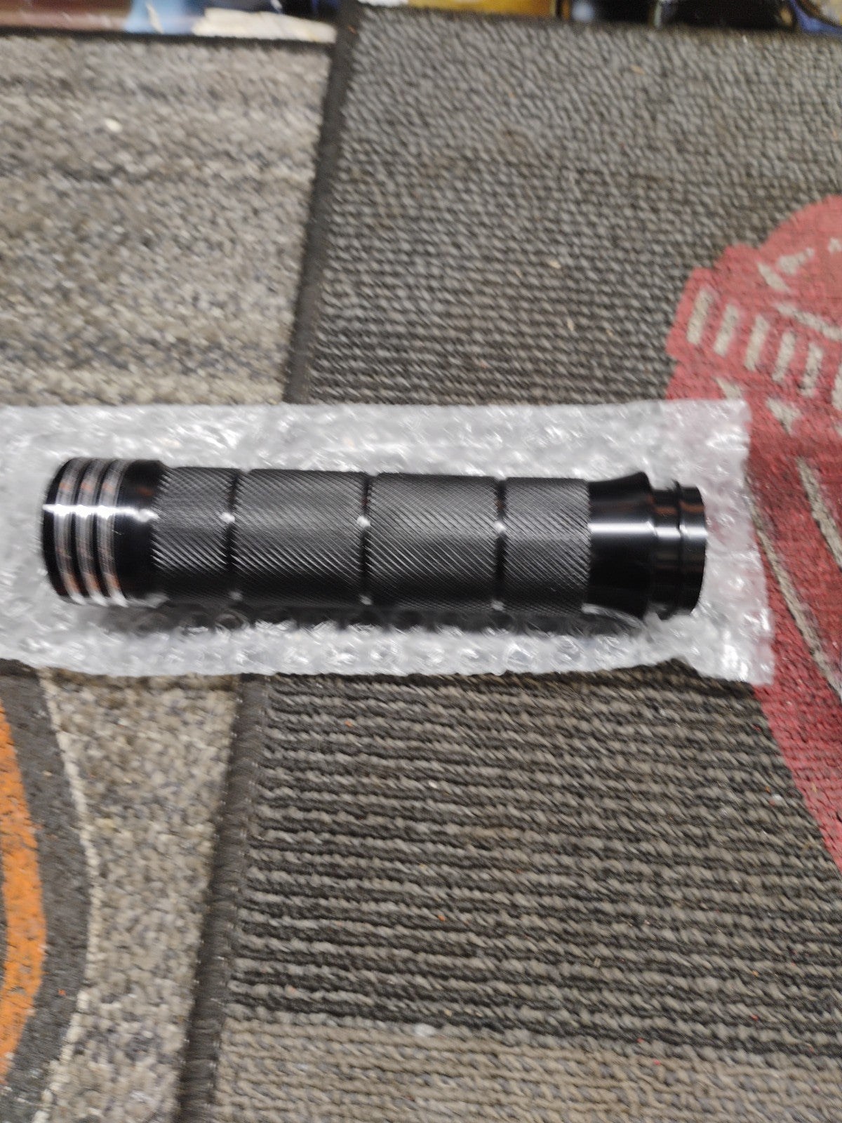 BLACK CNC ALUMINUM HANDLEBAR GRIPS HARLEY DAVIDSON FLY BY WIRE MODELS