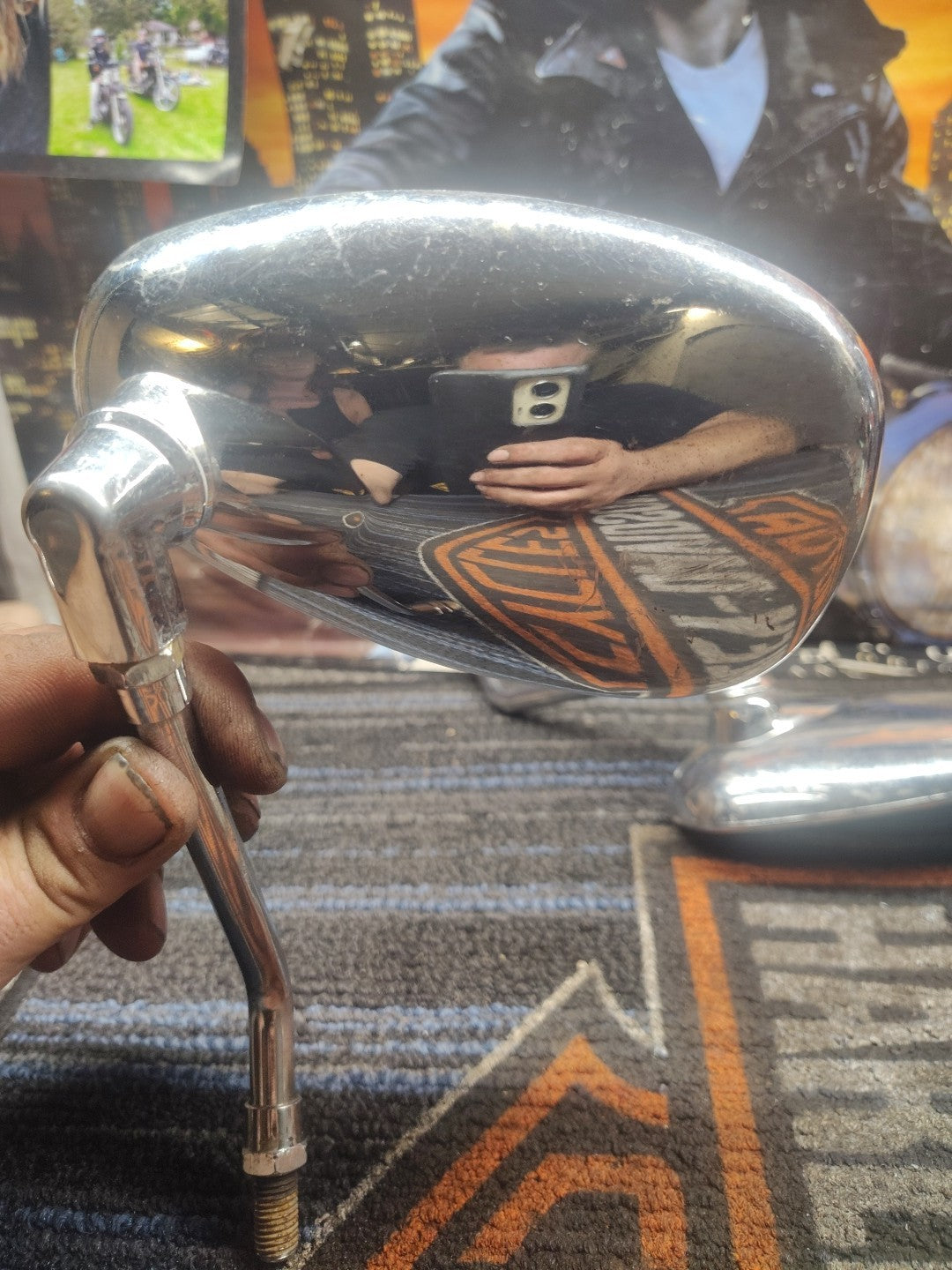 2017 Indian Roadmaster Rearview Mirrors