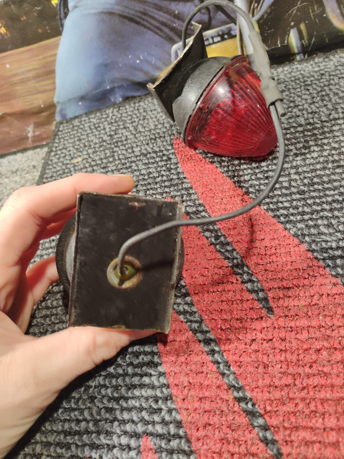 Motorcycle Red Brake Tail Lights