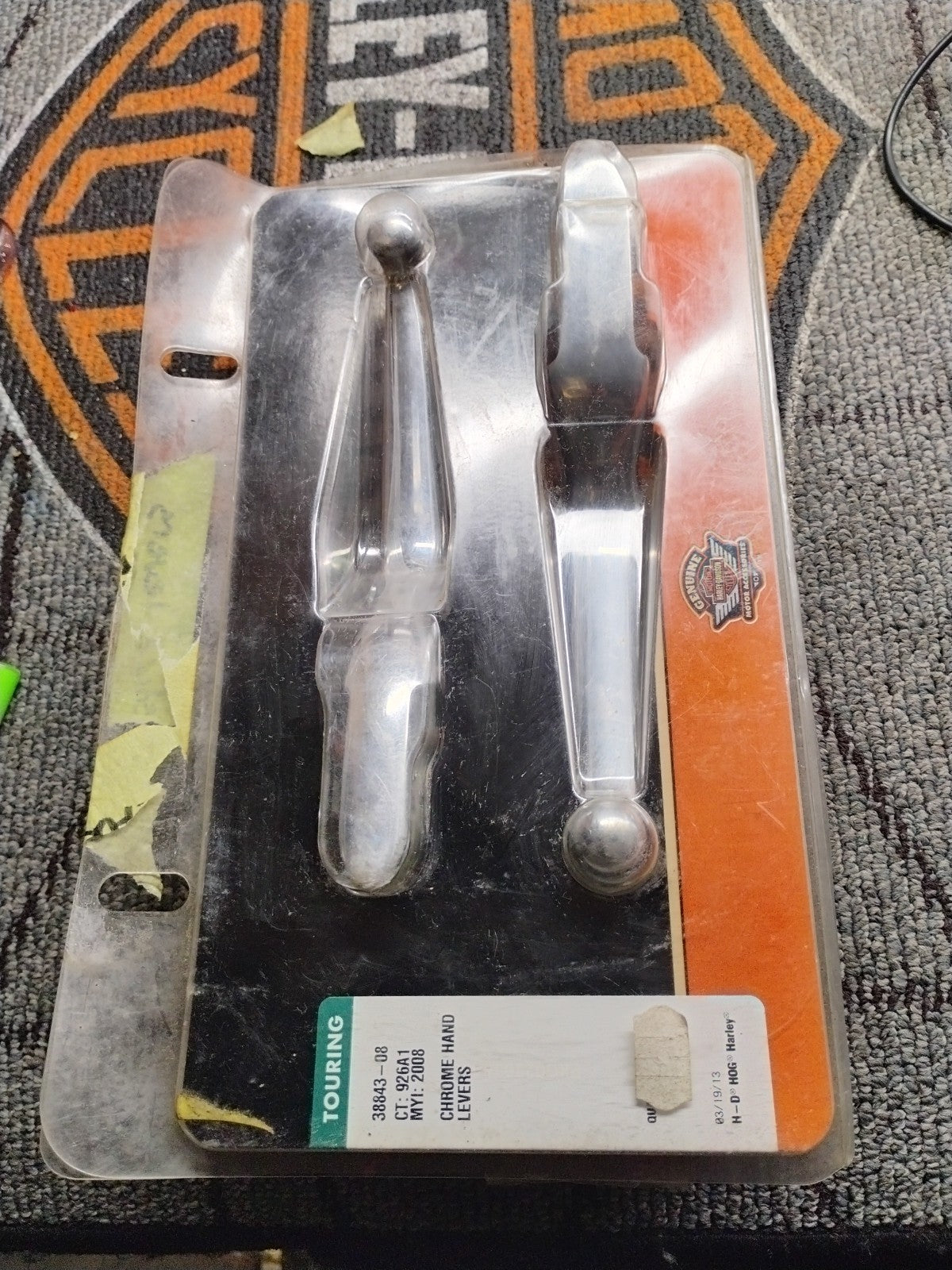 Harley Davidson Stock Chrome Hand Levers 38843-08