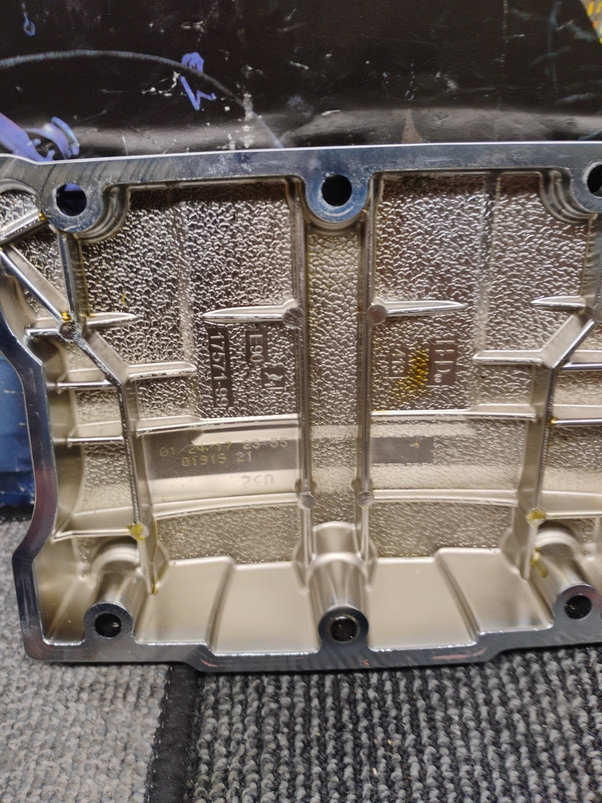 OEM Harley Davidson Chrome Rocker Cover NOS Dyna Softail Touring Trike 17571-99 