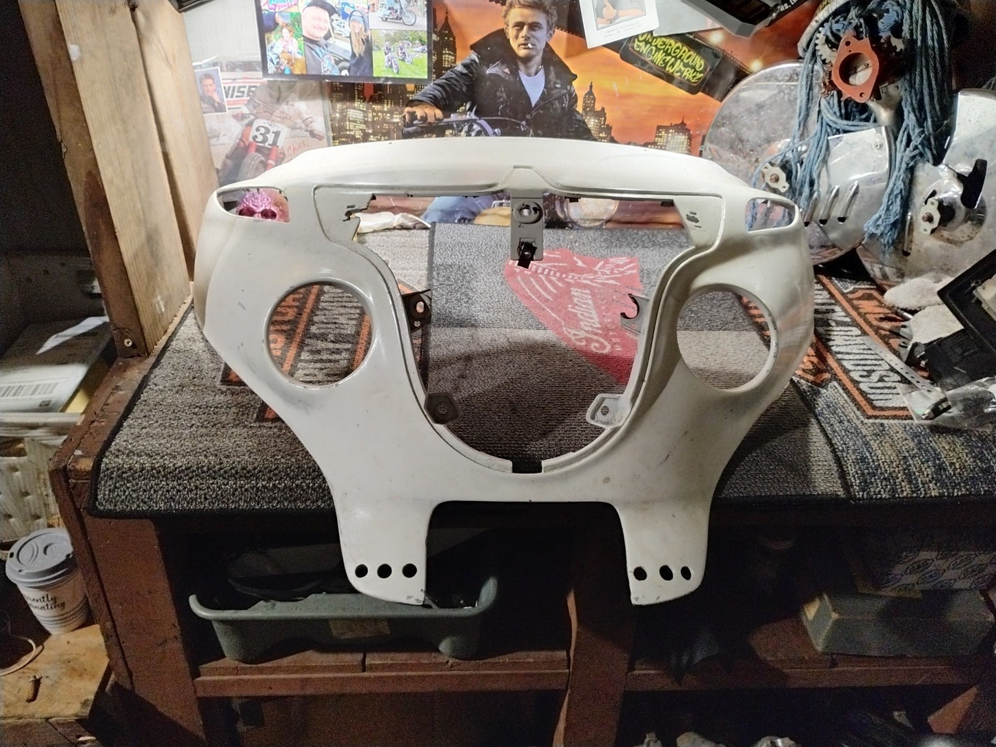 17 Indian Roadmaster Chief Upper Front Headlight Fairing Cover 