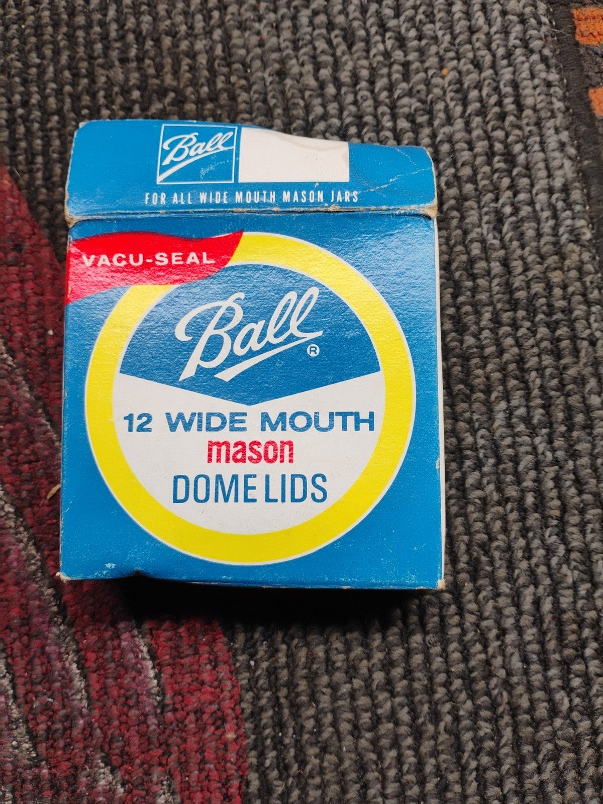 Ball 42000 Wide Mouth Dome Lid Silver 12 Count Vintage Mug Cup Jar Prop Movie