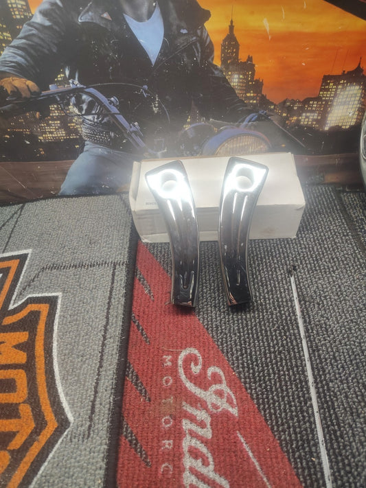 HARLEY DAVIDSON HANDLEBAR CHROME PULL BACK RISER RISERS 6.5"In