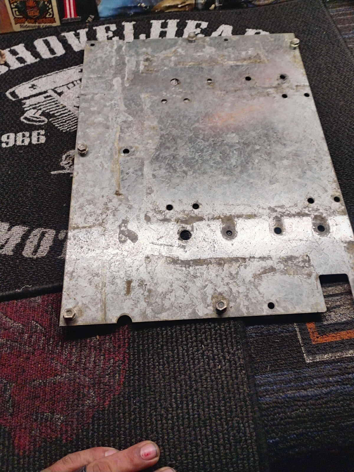 Harley Tour Pak Backing Plate 90688-85 OEM Lid Reinforcement Mount