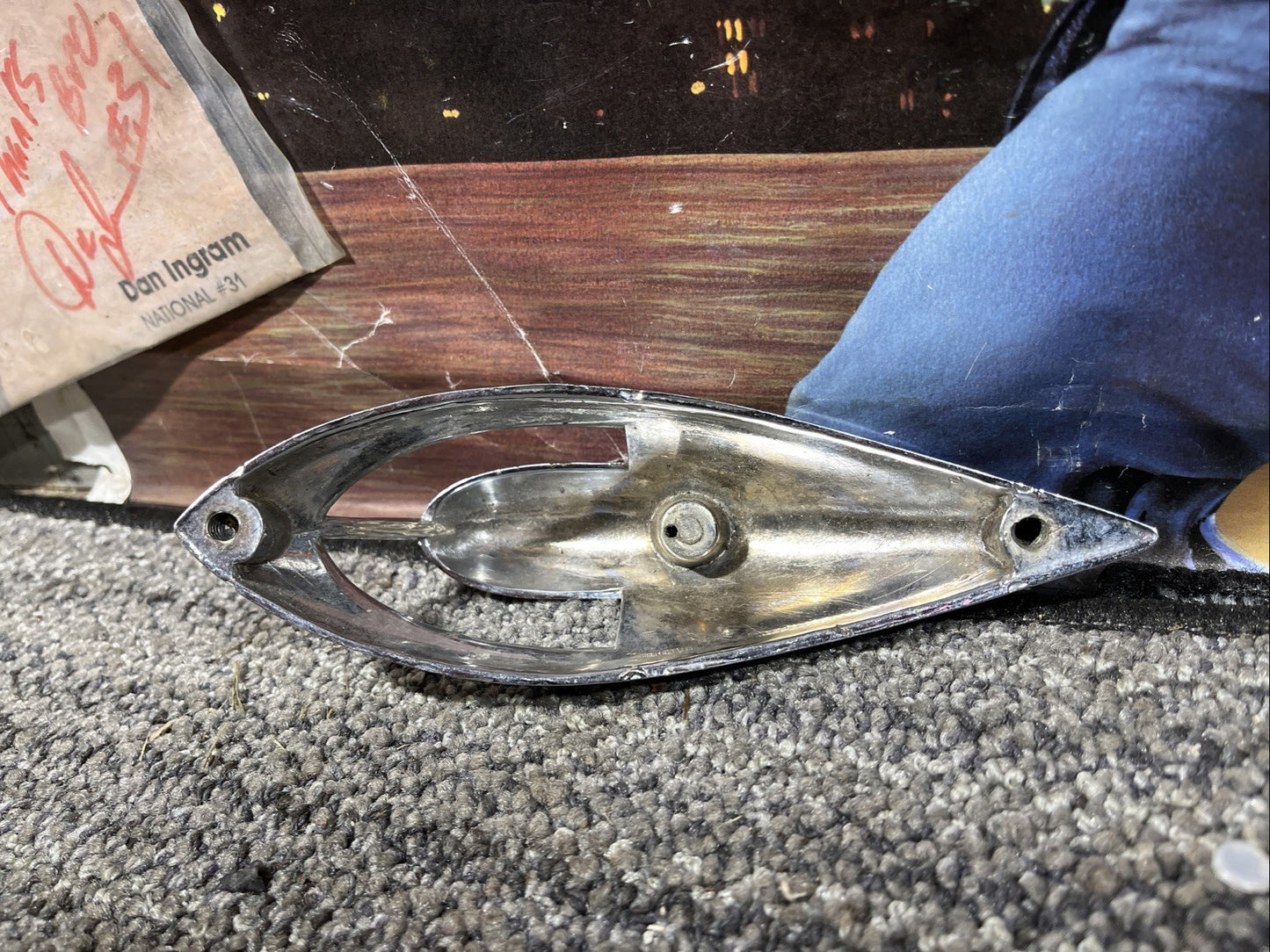 Chrome Nostalgic Fender Ornament for Harley Softail Touring Heritage