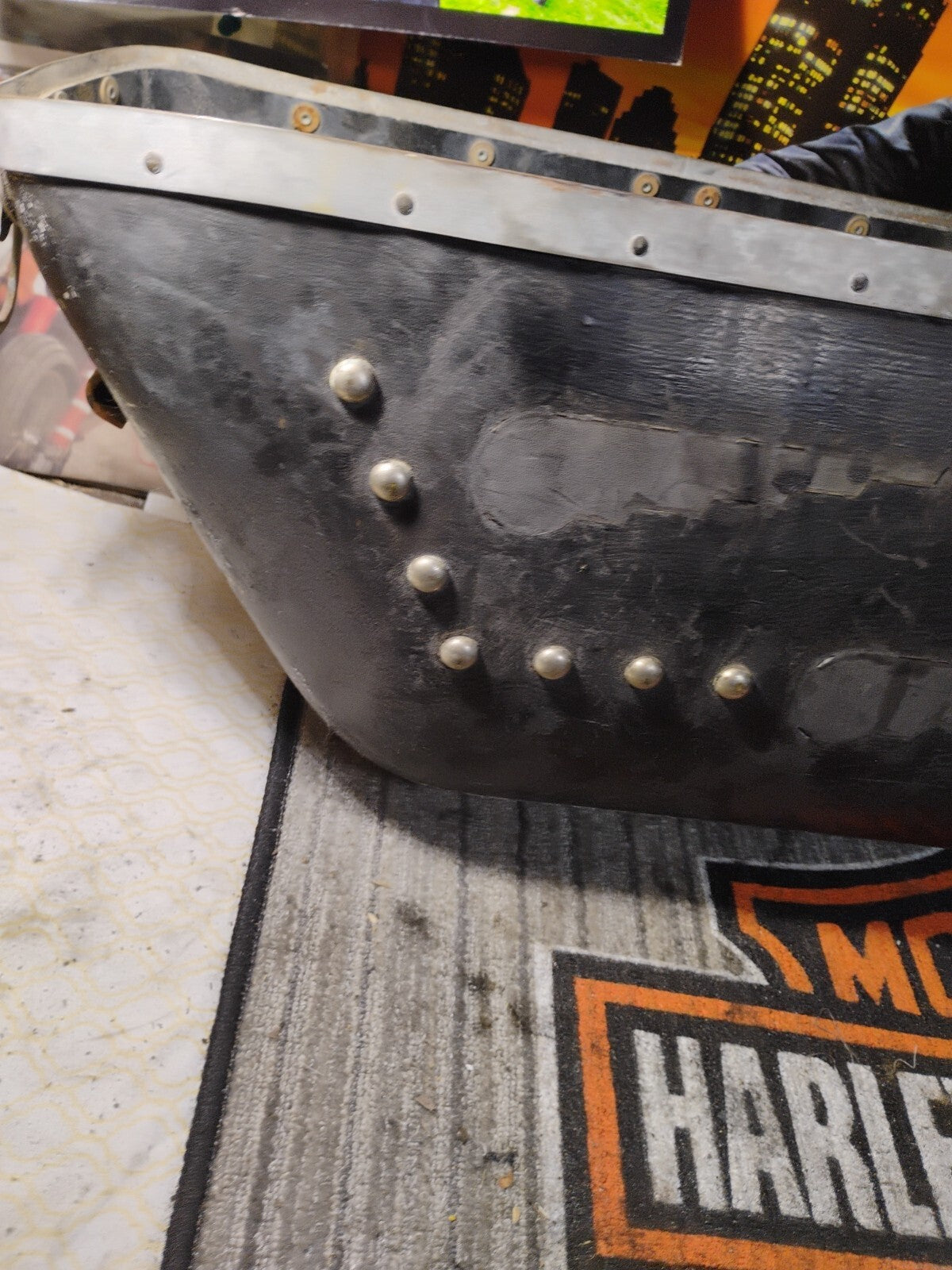 Genuine Harley 1957-1962 Big Twin Duo-Glide OEM  Left Bubble Bag 90851-54Type1 