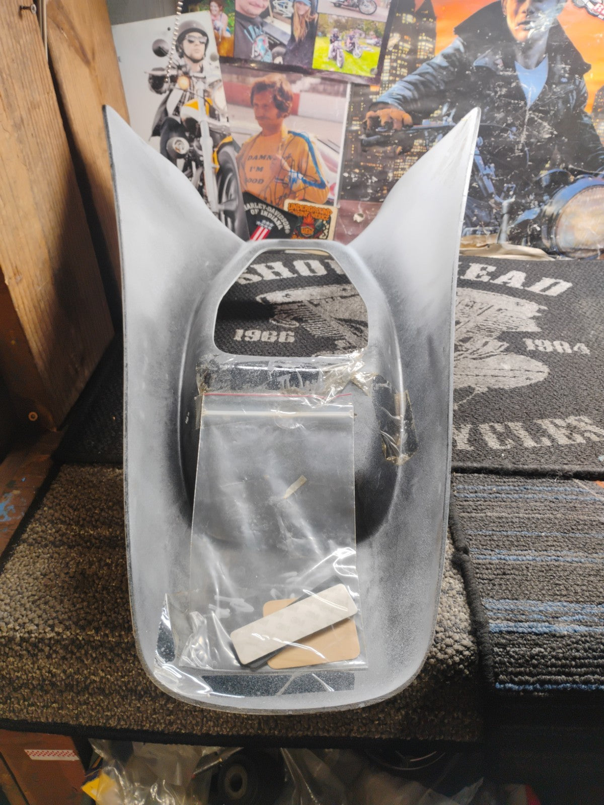 1996-1998 Buell S1 Lightning Rear Tail Fairing Seat Cowl White M0190.TA