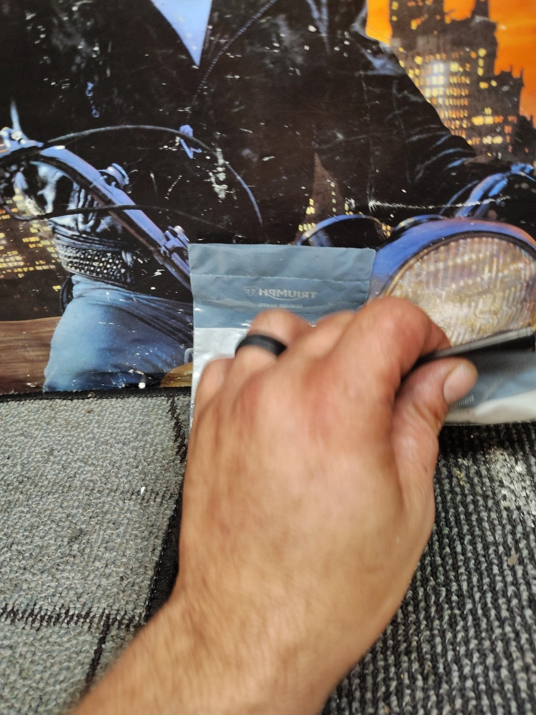 GENUINE TRIUMPH DAYTONA 675 STREET TRIPLE EXHAUST GASKET T2202043