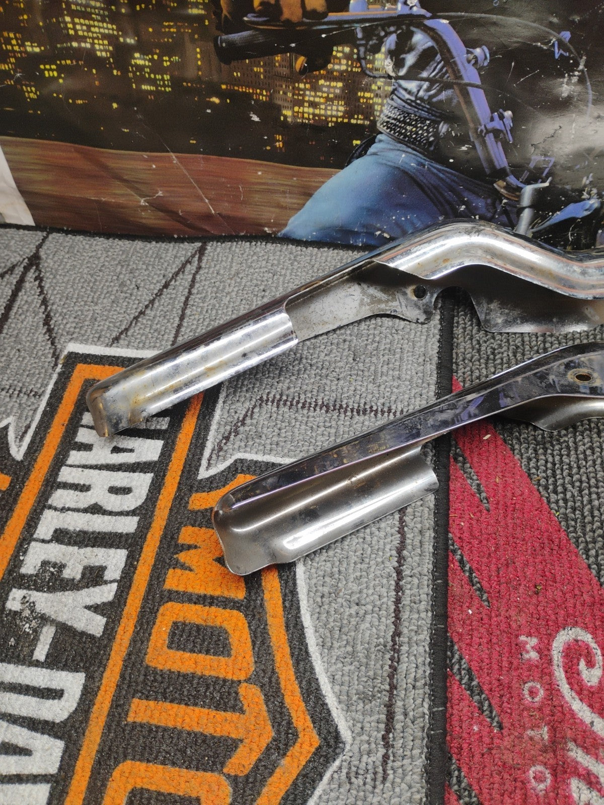 2008 HARLEY-DAVIDSON ROAD KING POLICE FLHP FRAME COVER COWL CHROME TAIL OEM SEAT